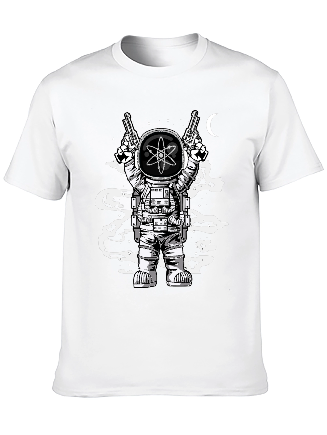 Atomic Spaceman Graphic Tee - Black