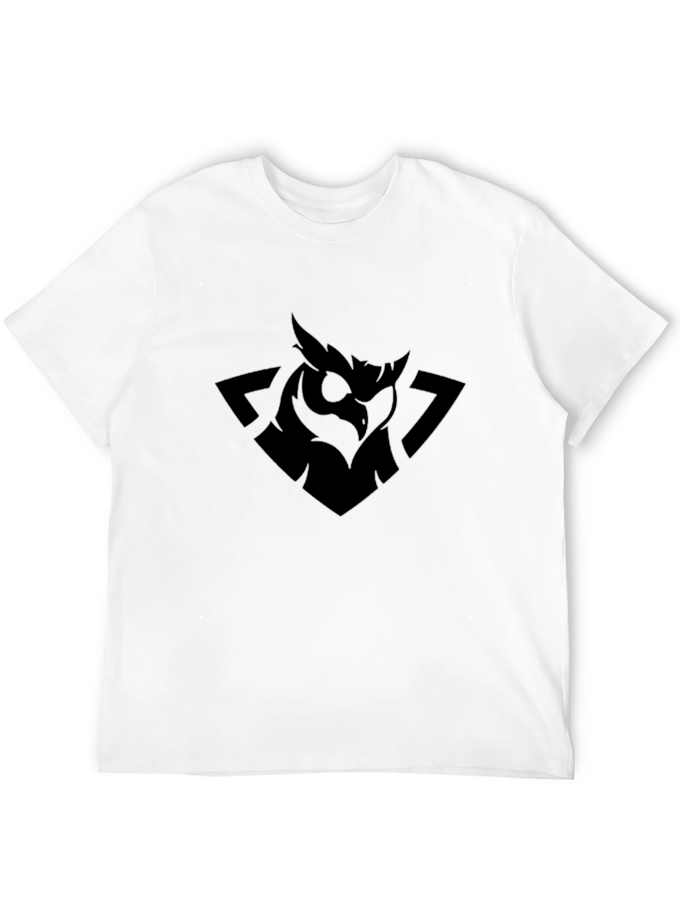 Black Owl Graphic Tee - Mens Modern Style