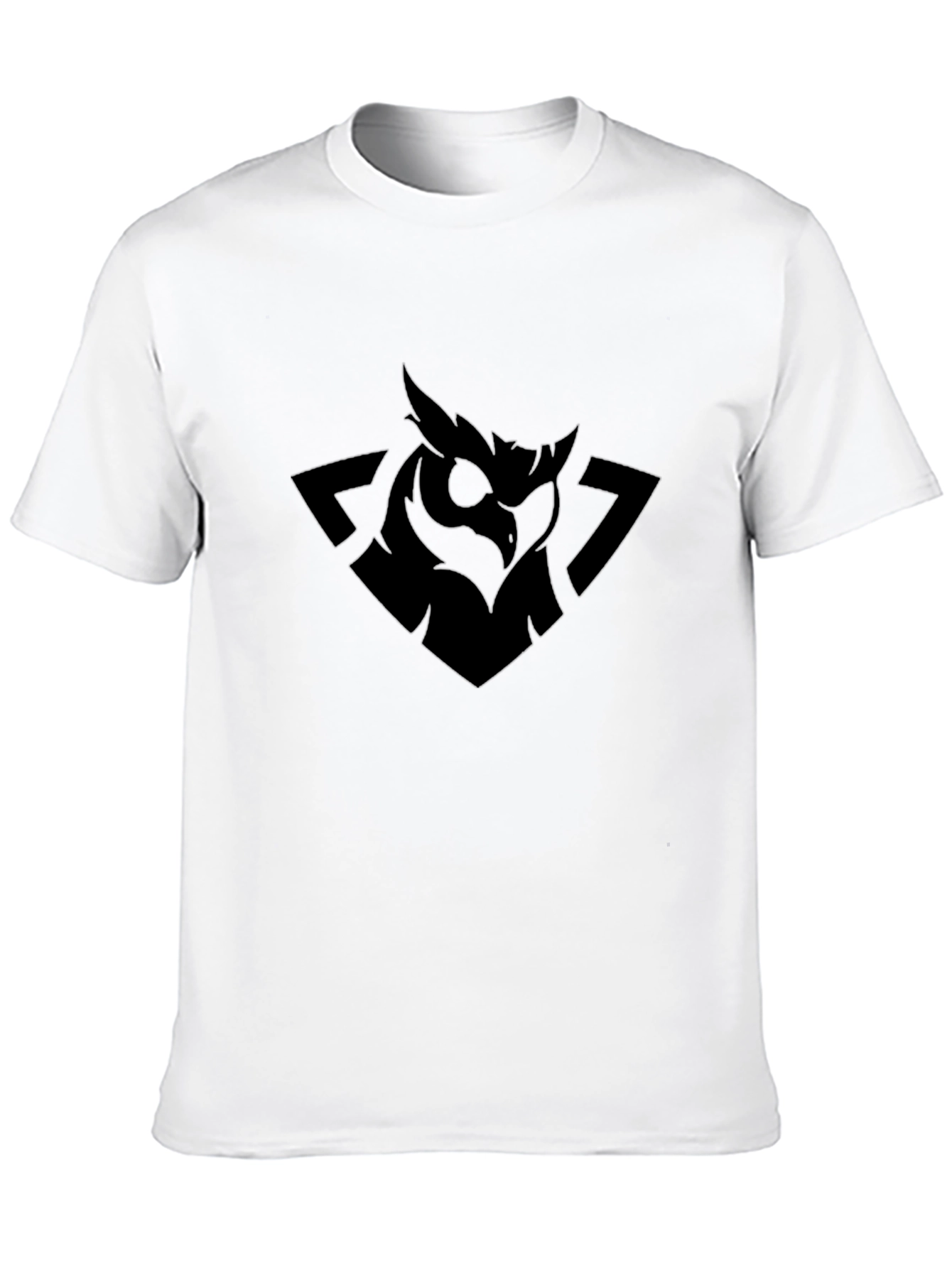 Black Owl Graphic Tee - Mens Modern Style
