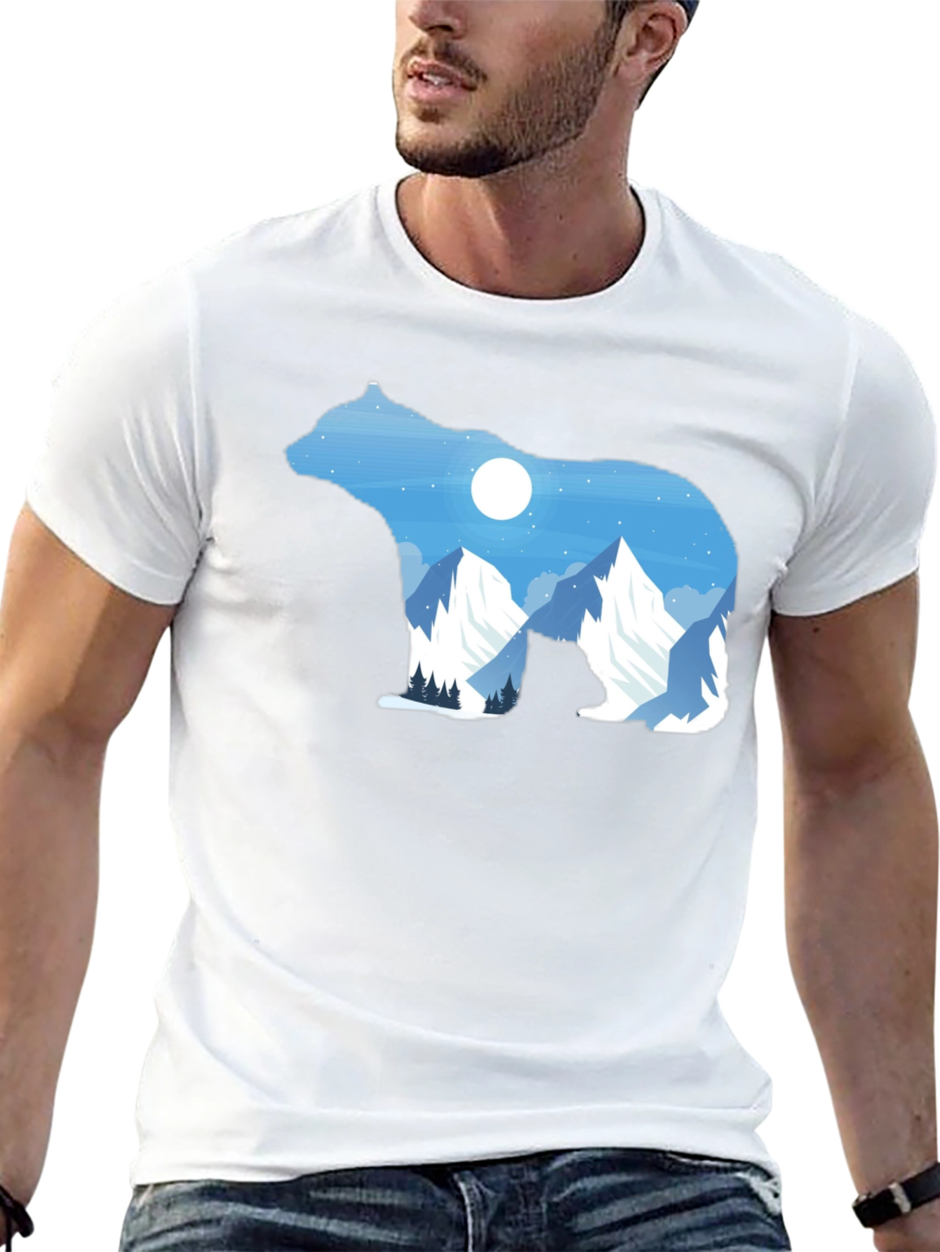 Bear Mountain Graphic Tee - Black