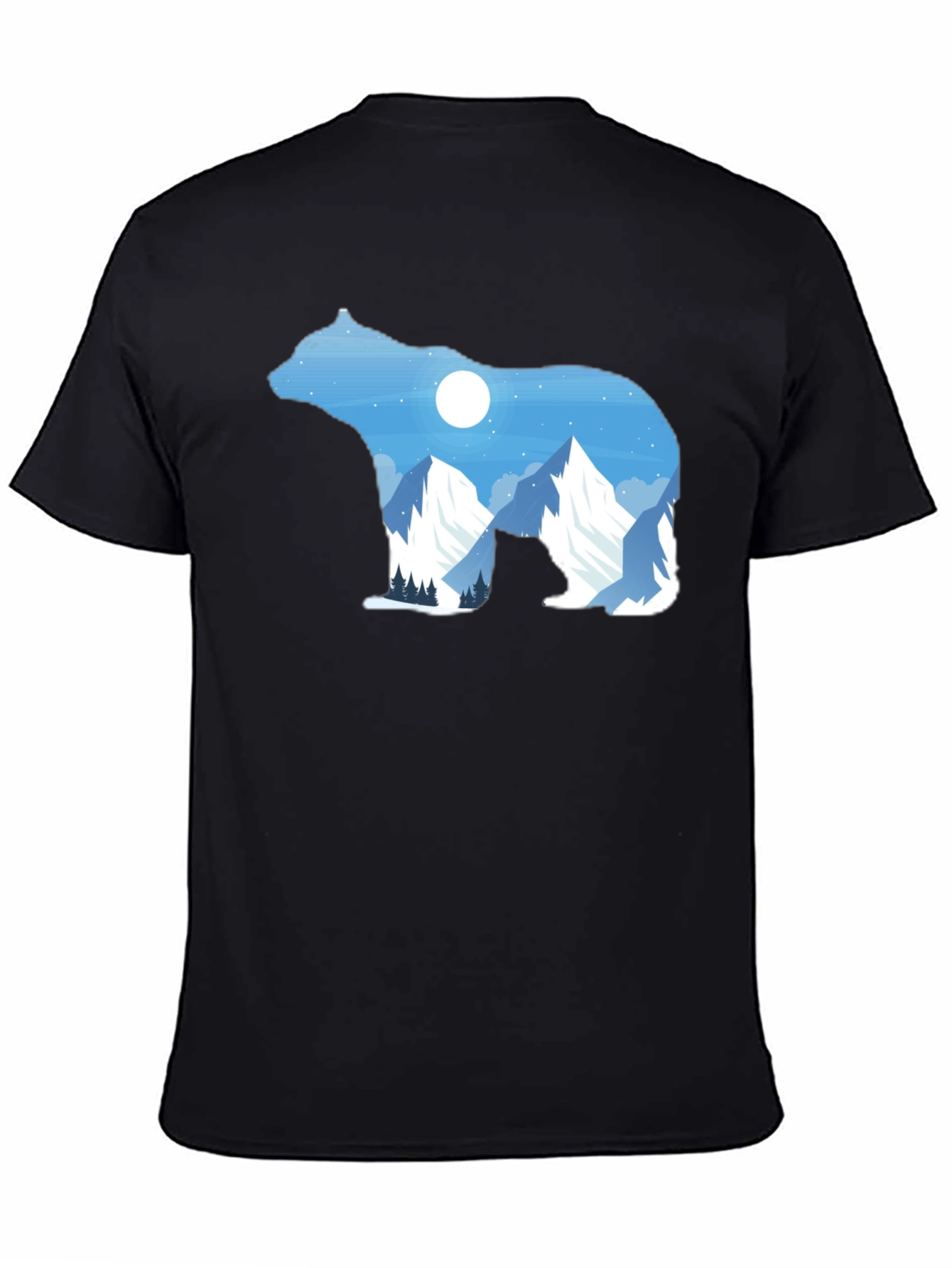 Bear Mountain Graphic Tee - Black