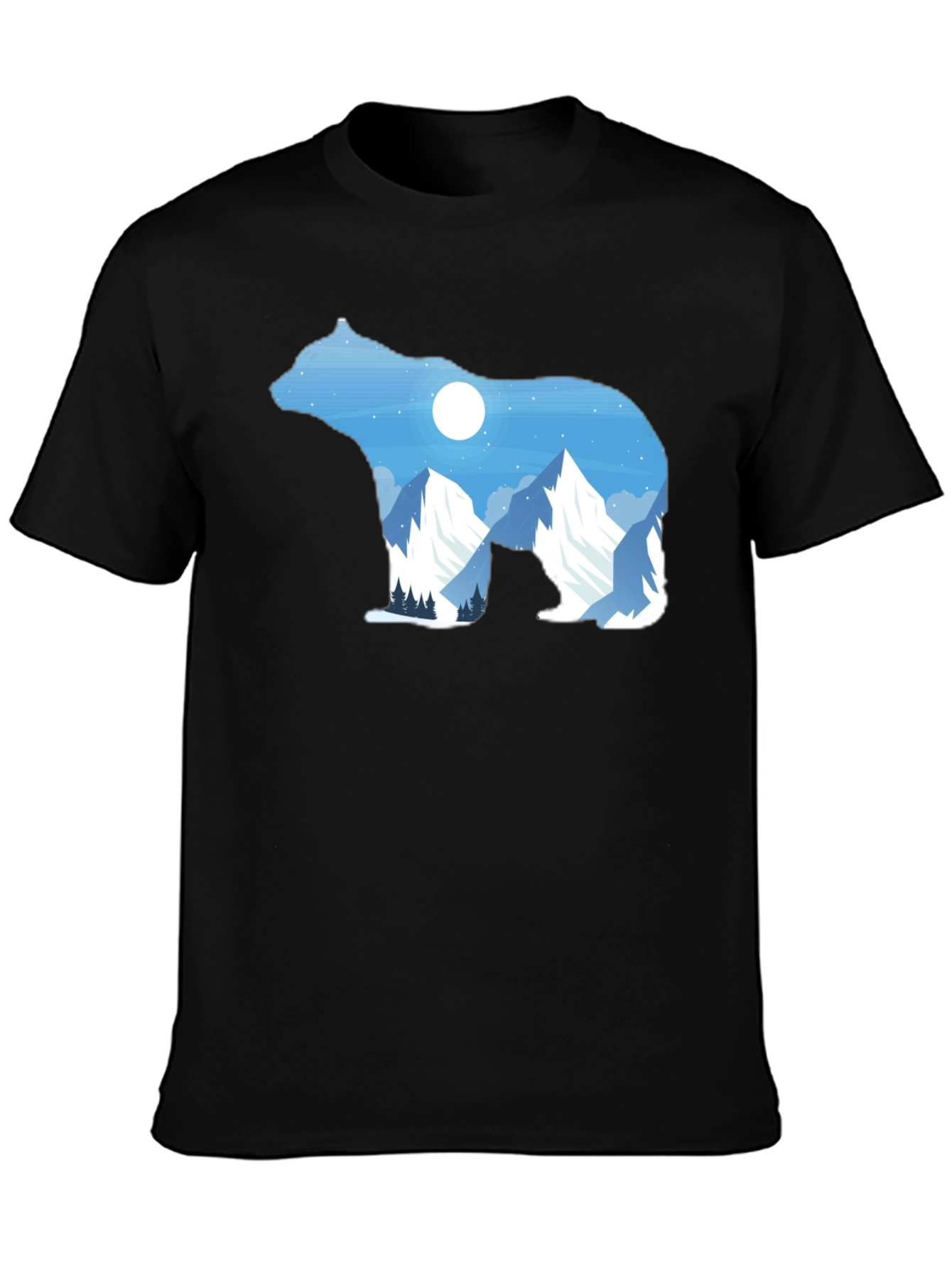 Bear Mountain Graphic Tee - Black