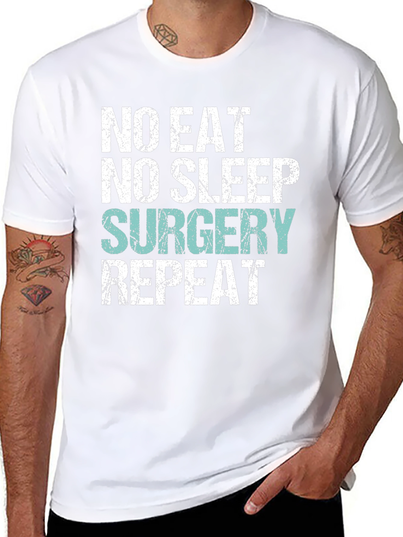 No Eat No Sleep Surgery Repeat T-Shirt