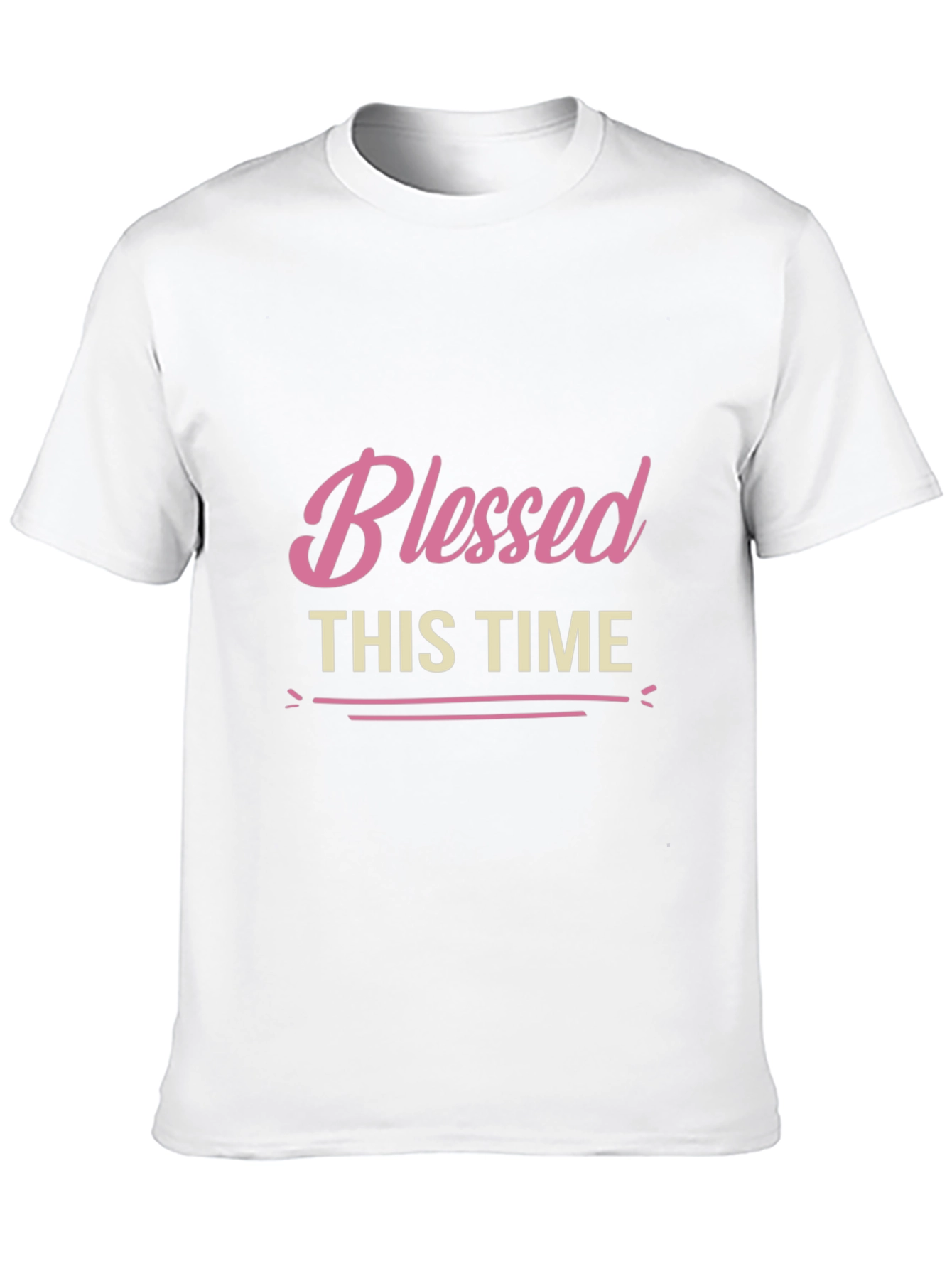 Blessed This Time Black Graphic Tee