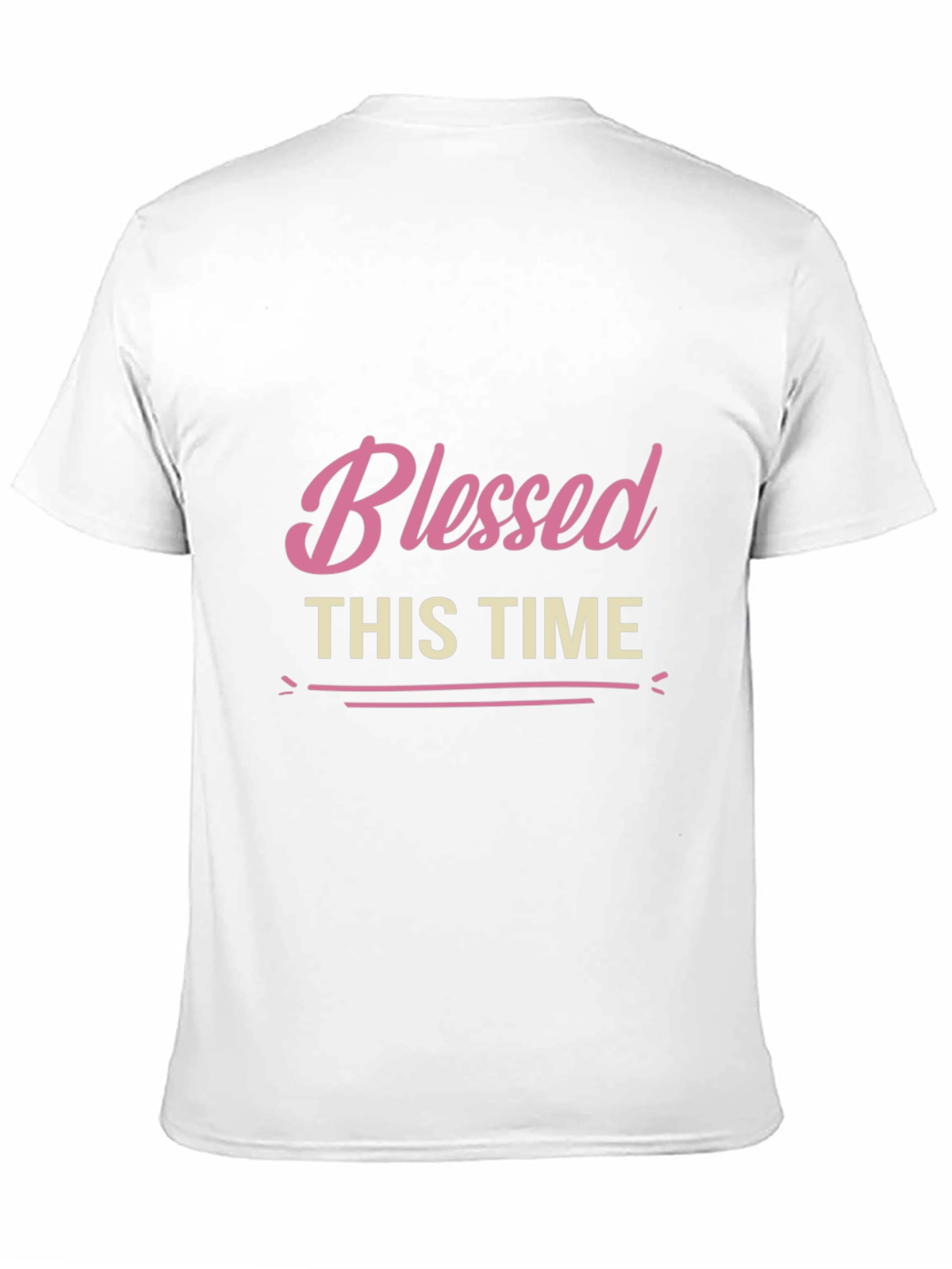 Blessed This Time Black Graphic Tee