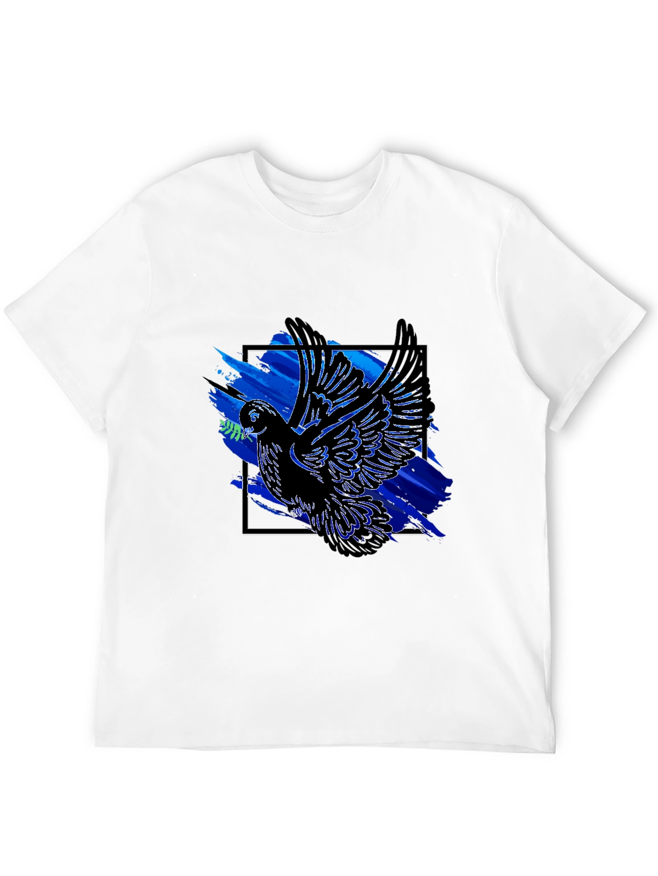 Peace Dove Graphic Tee - Mens Black T-Shirt