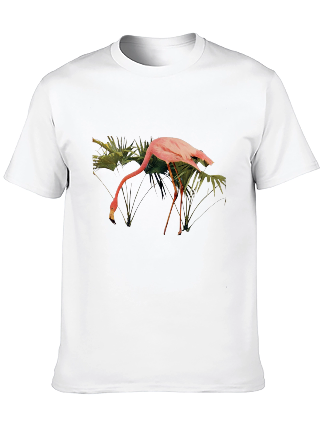 Flamingo Graphic T-Shirt - Tropical Bird Tee