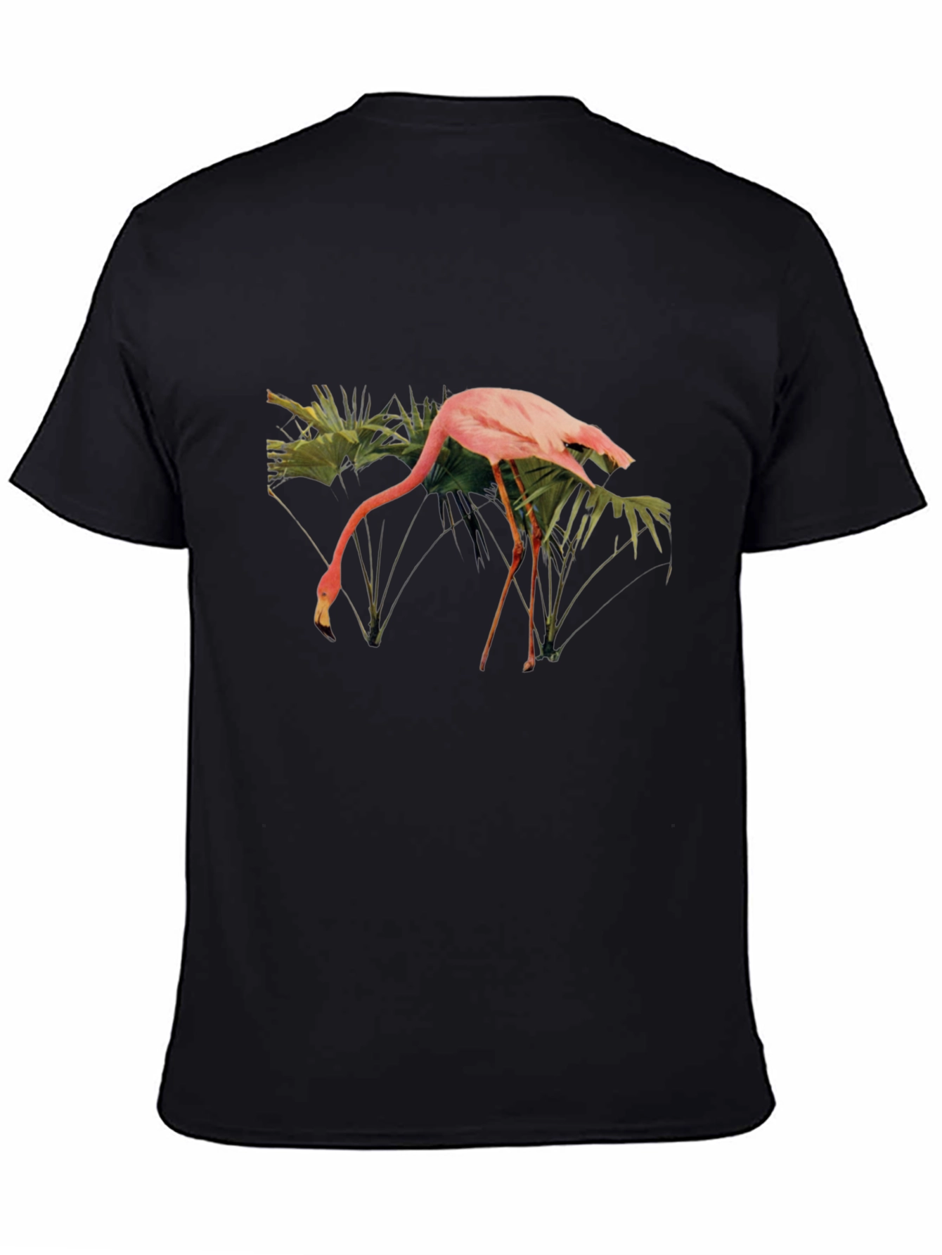 Flamingo Graphic T-Shirt - Tropical Bird Tee