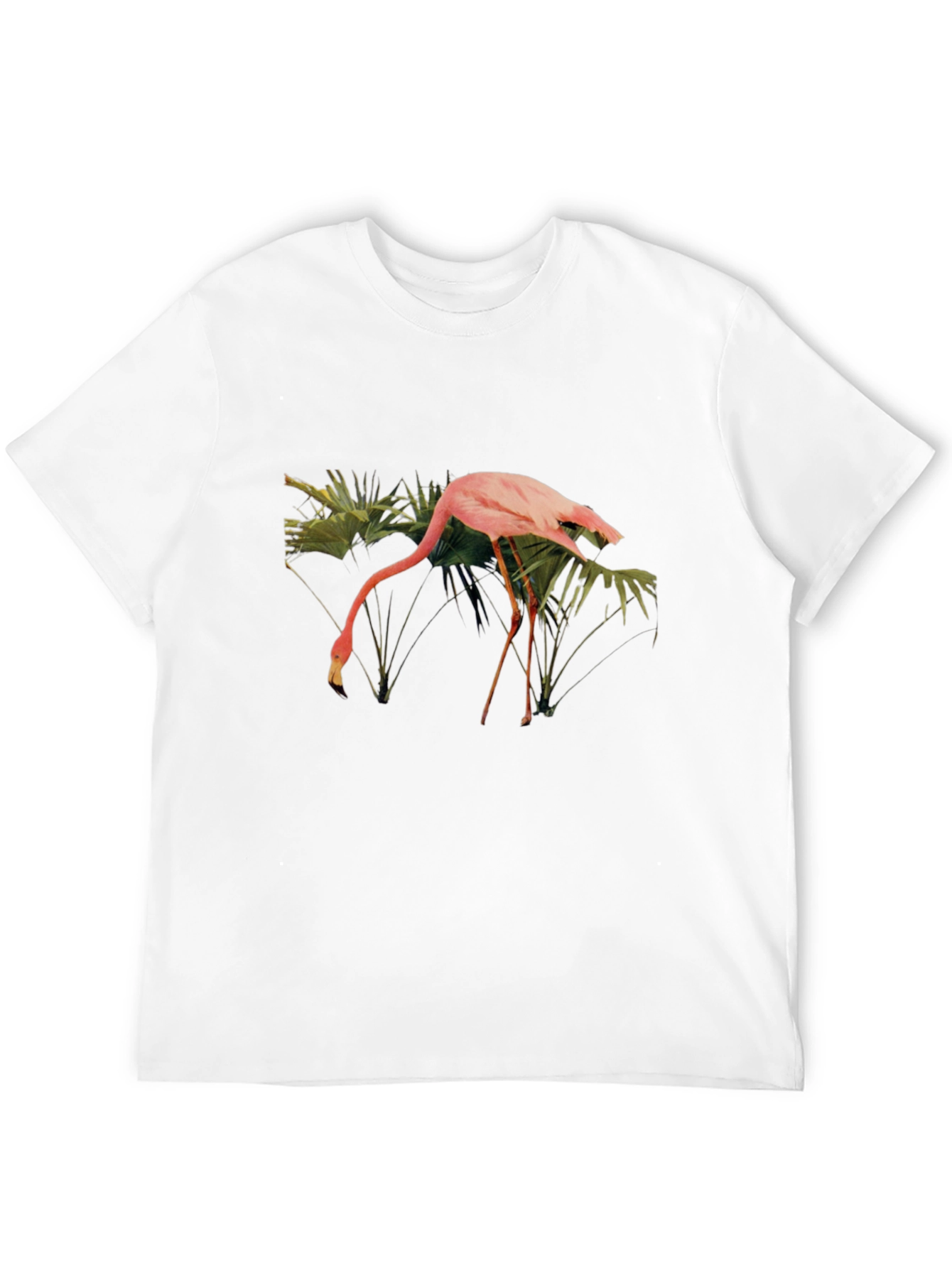 Flamingo Graphic T-Shirt - Tropical Bird Tee