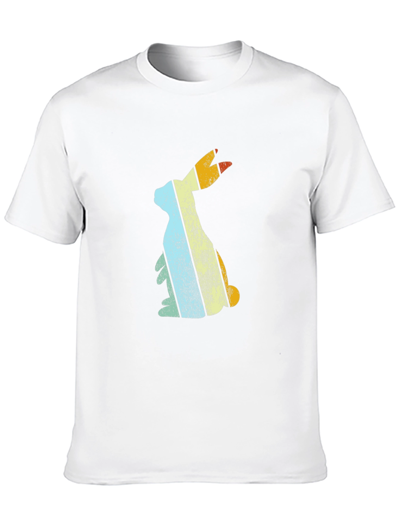 Retro Easter Bunny T-Shirt - Distressed Graphic Tee