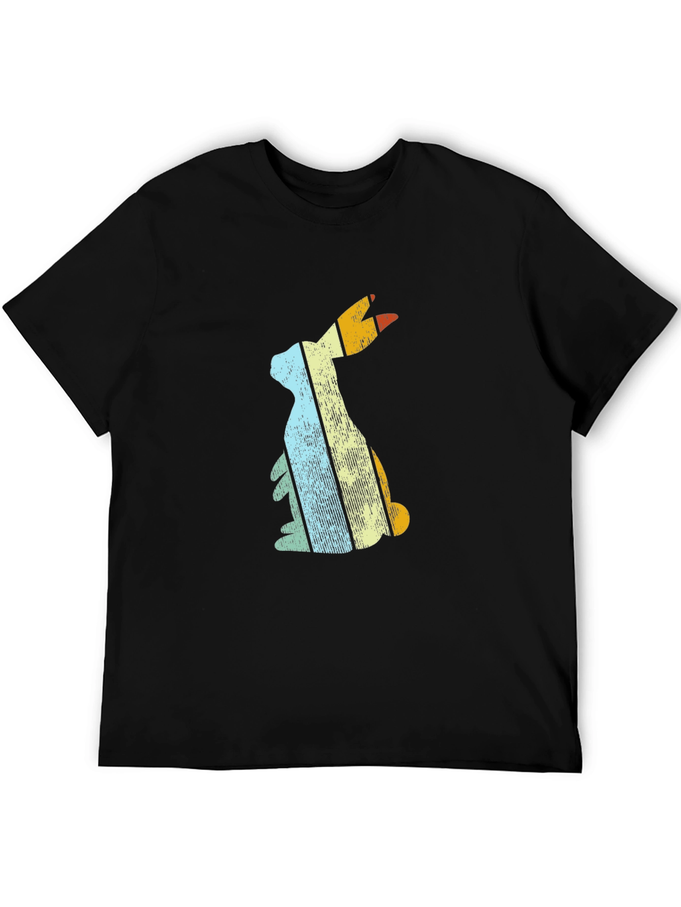 Retro Easter Bunny T-Shirt - Distressed Graphic Tee