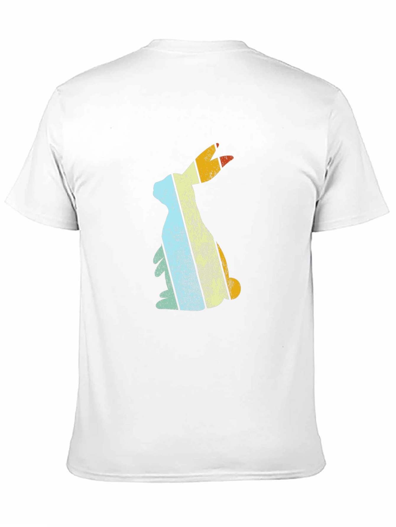 Retro Easter Bunny T-Shirt - Distressed Graphic Tee
