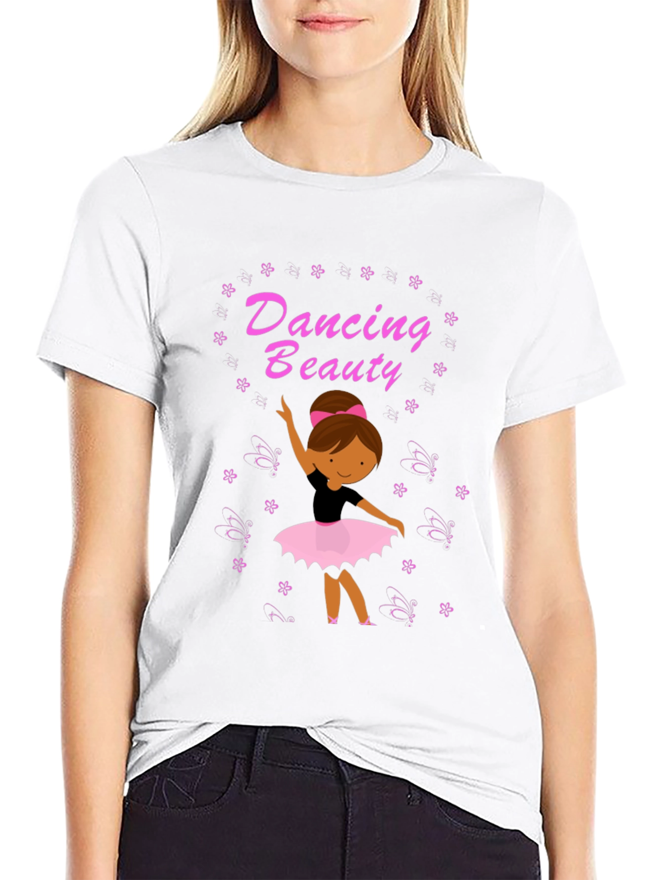 Dancing Beauty Black T-Shirt