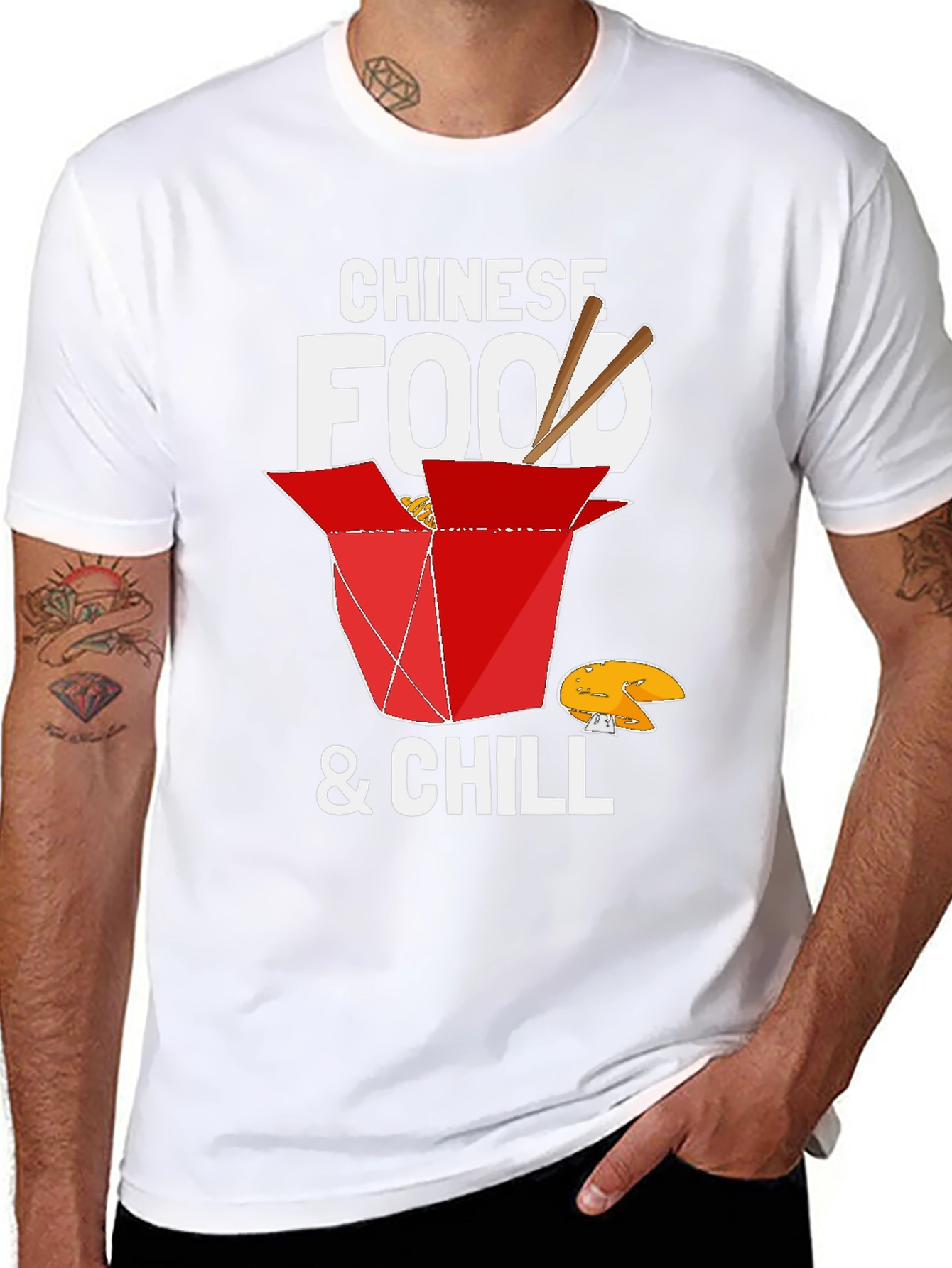 Chinese Food & Chill Graphic Tee