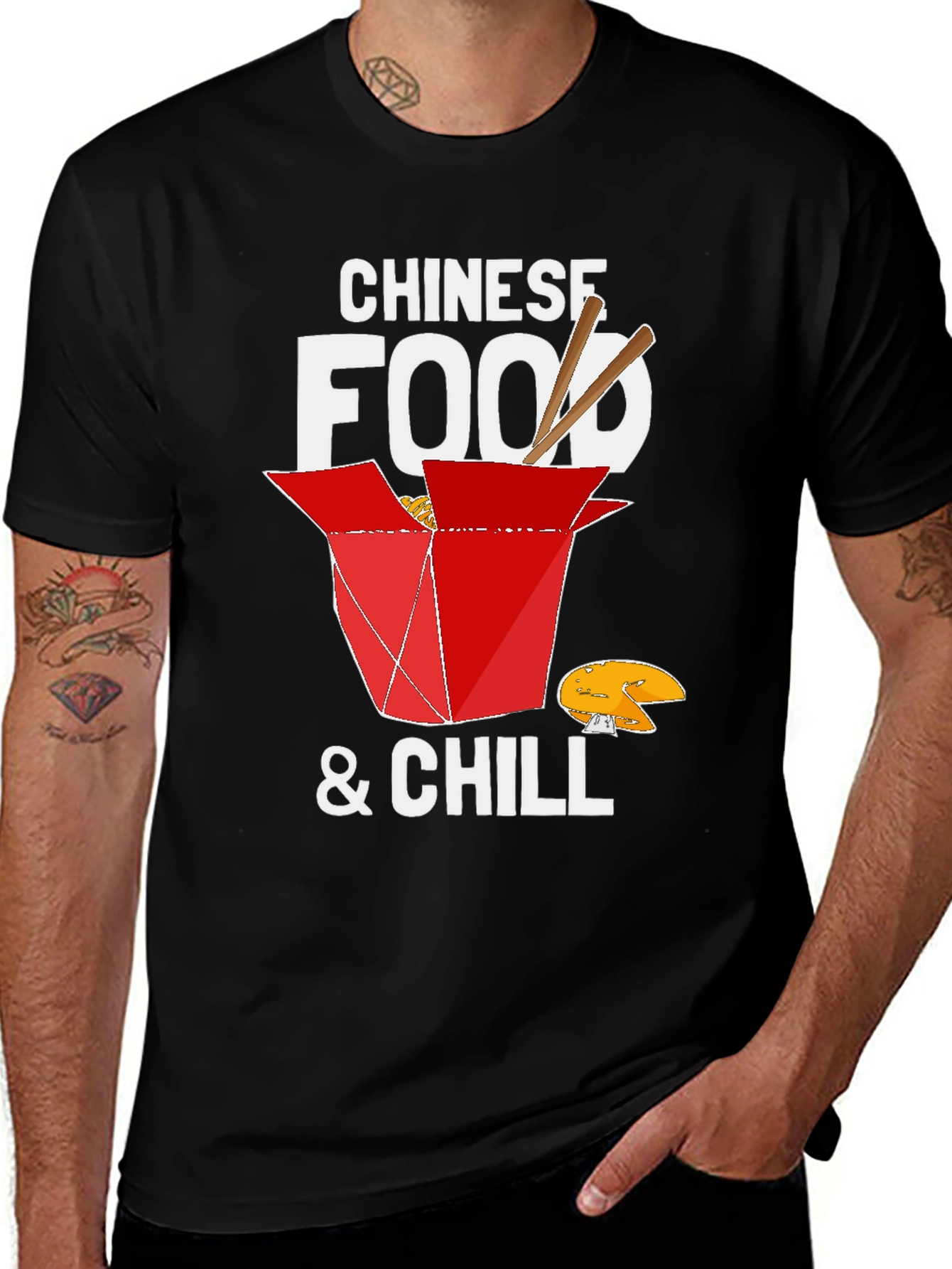 Chinese Food & Chill Graphic Tee