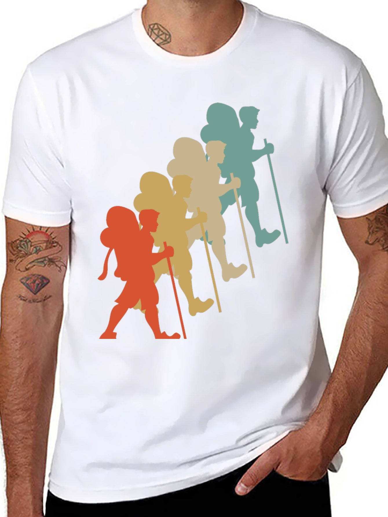 Retro Hiking T-Shirt | Outdoor Adventure Tee
