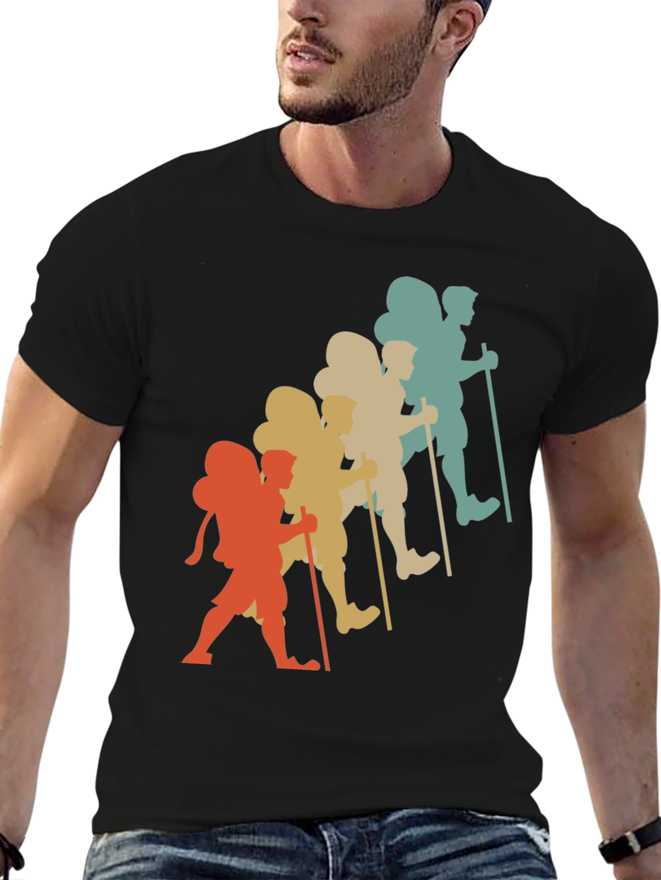 Retro Hiking T-Shirt | Outdoor Adventure Tee