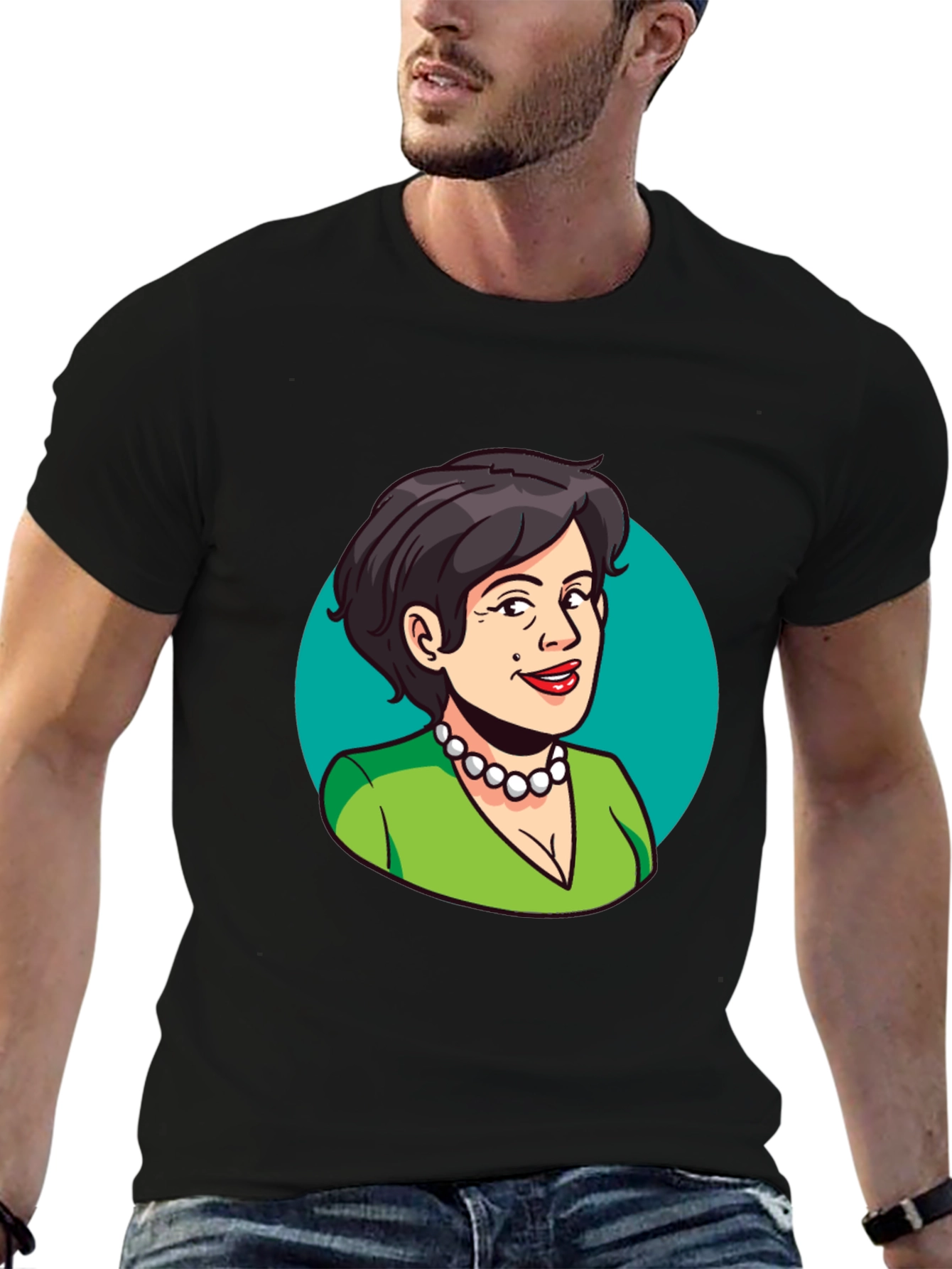 Cartoon Character Graphic T-Shirt - Soft Cotton Blend