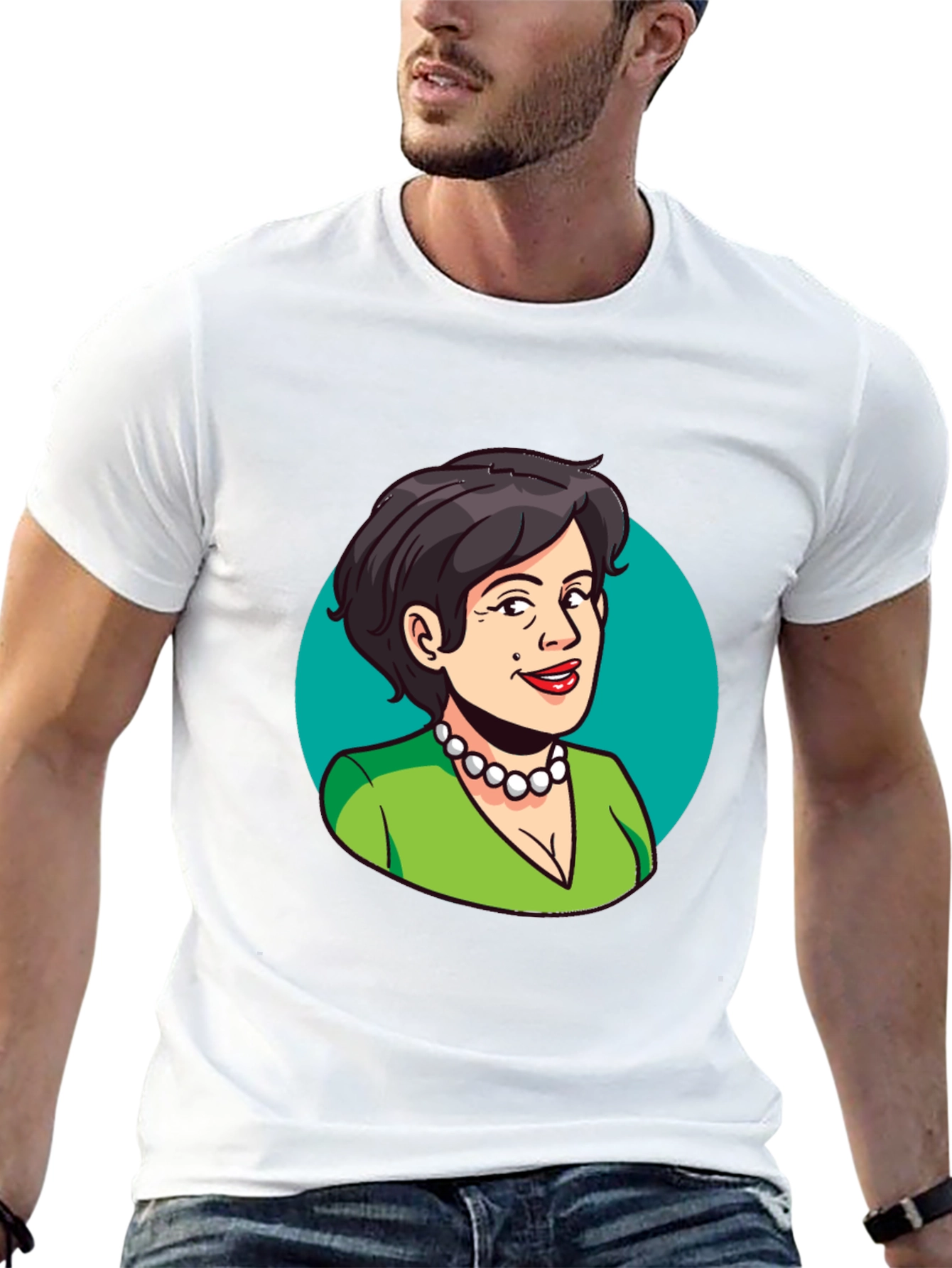 Cartoon Character Graphic T-Shirt - Soft Cotton Blend