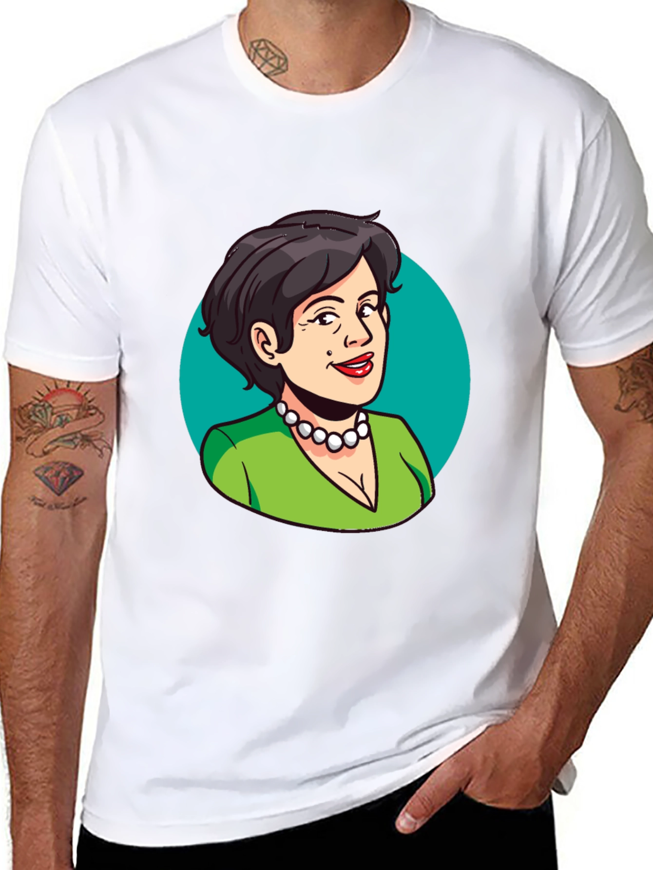 Cartoon Character Graphic T-Shirt - Soft Cotton Blend