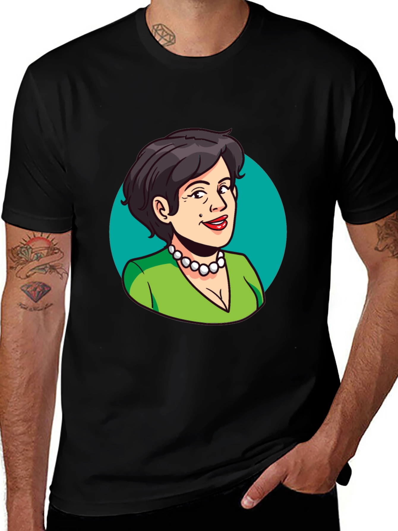 Cartoon Character Graphic T-Shirt - Soft Cotton Blend