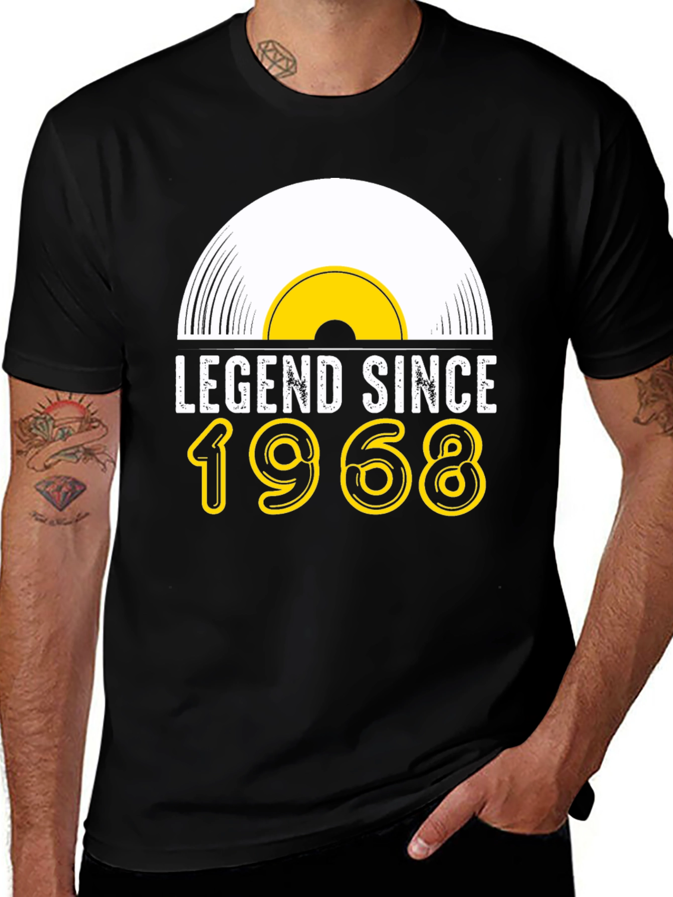 Legend Since 1968 Graphic Tee - Black
