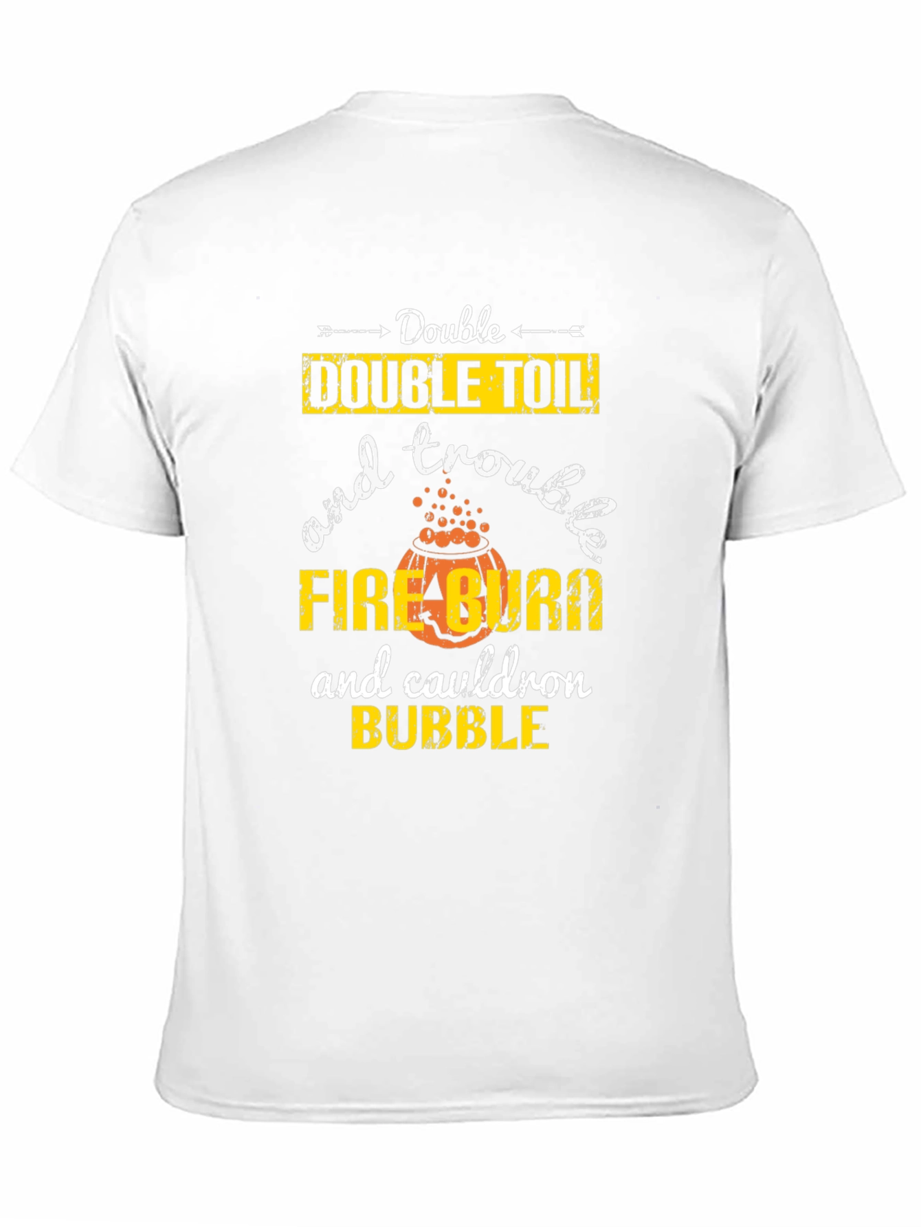 Double Toil & Trouble Halloween T-Shirt