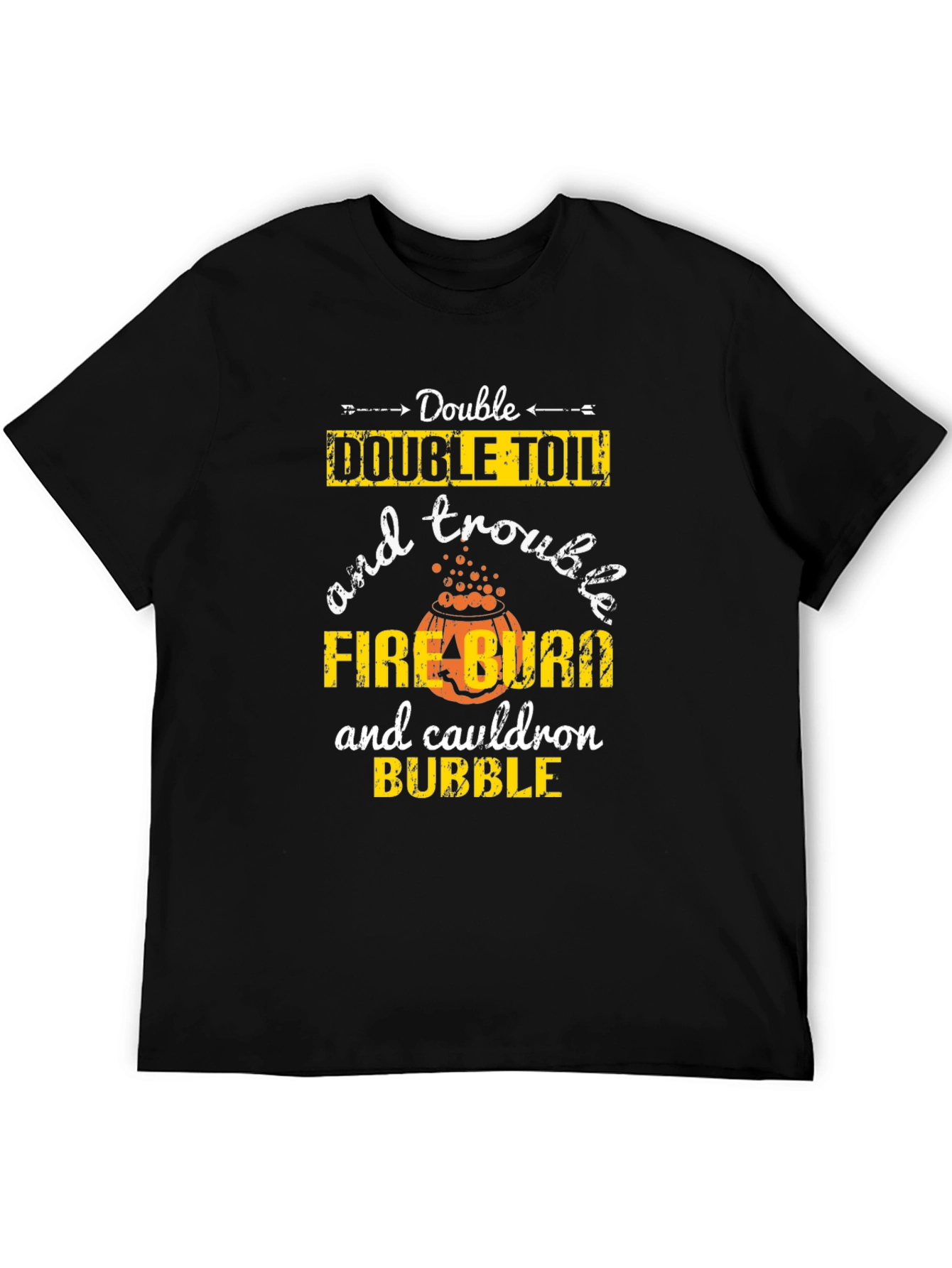 Double Toil & Trouble Halloween T-Shirt