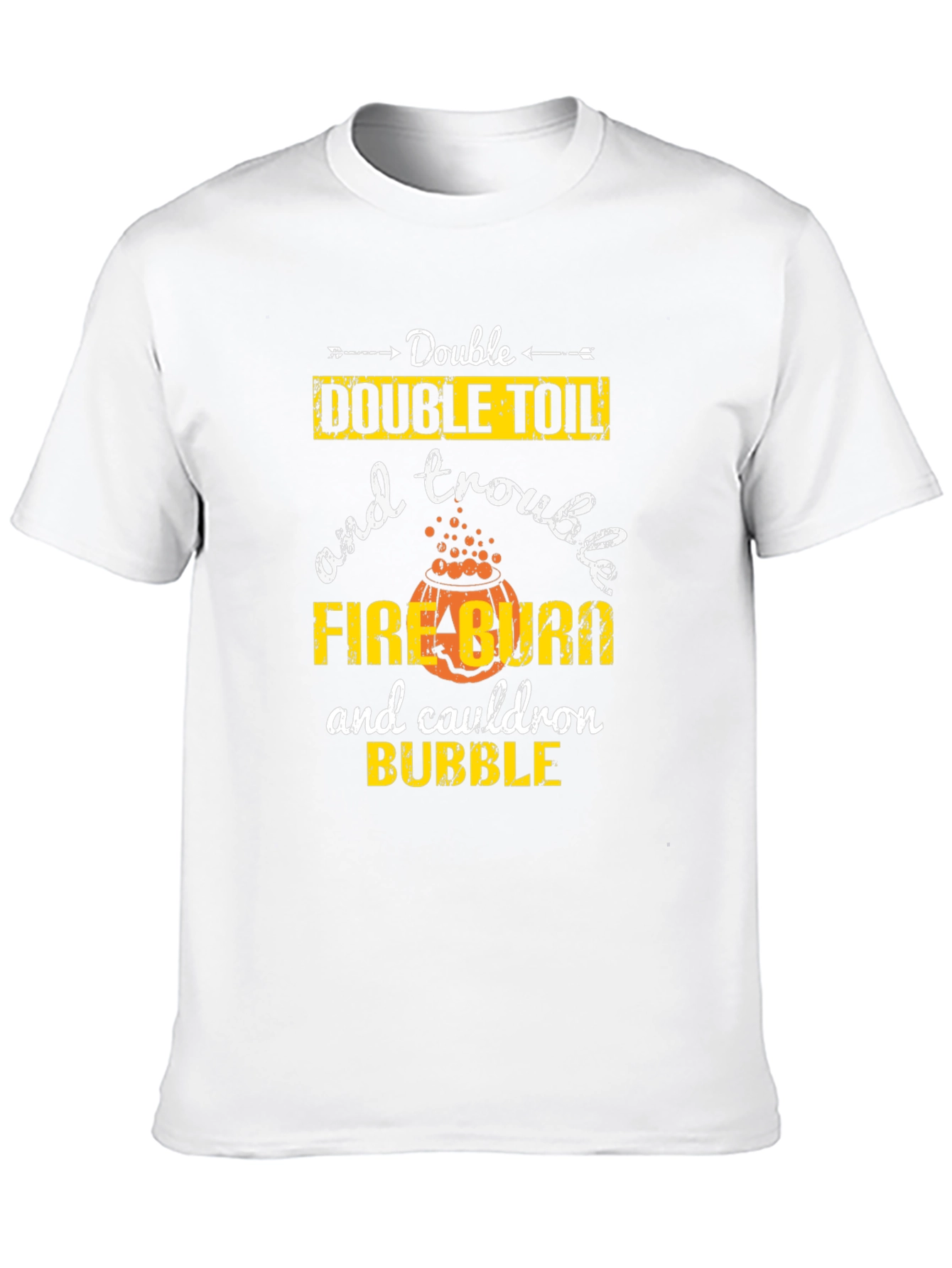 Double Toil & Trouble Halloween T-Shirt