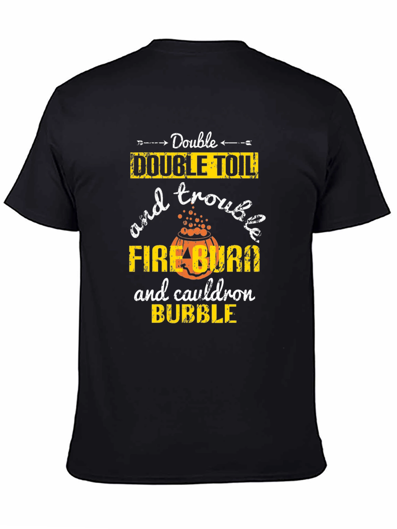 Double Toil & Trouble Halloween T-Shirt