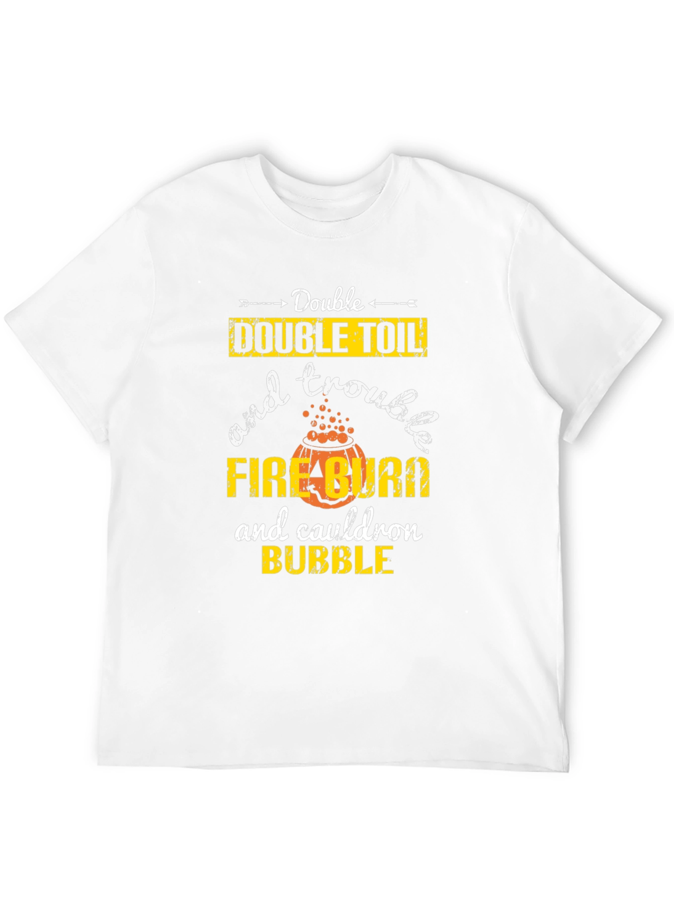 Double Toil & Trouble Halloween T-Shirt