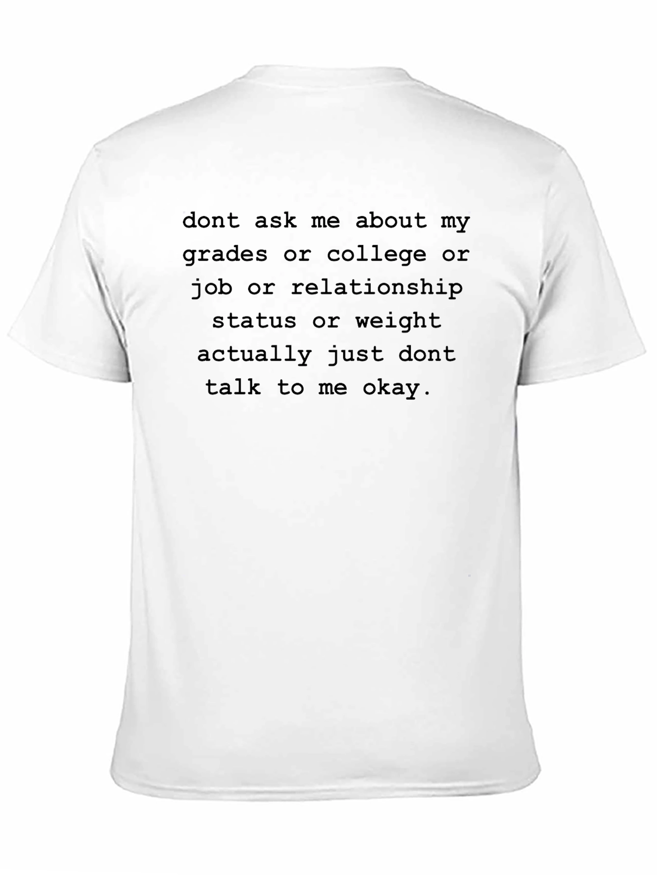 Dont Talk to Me T-Shirt Funny Introvert Tee