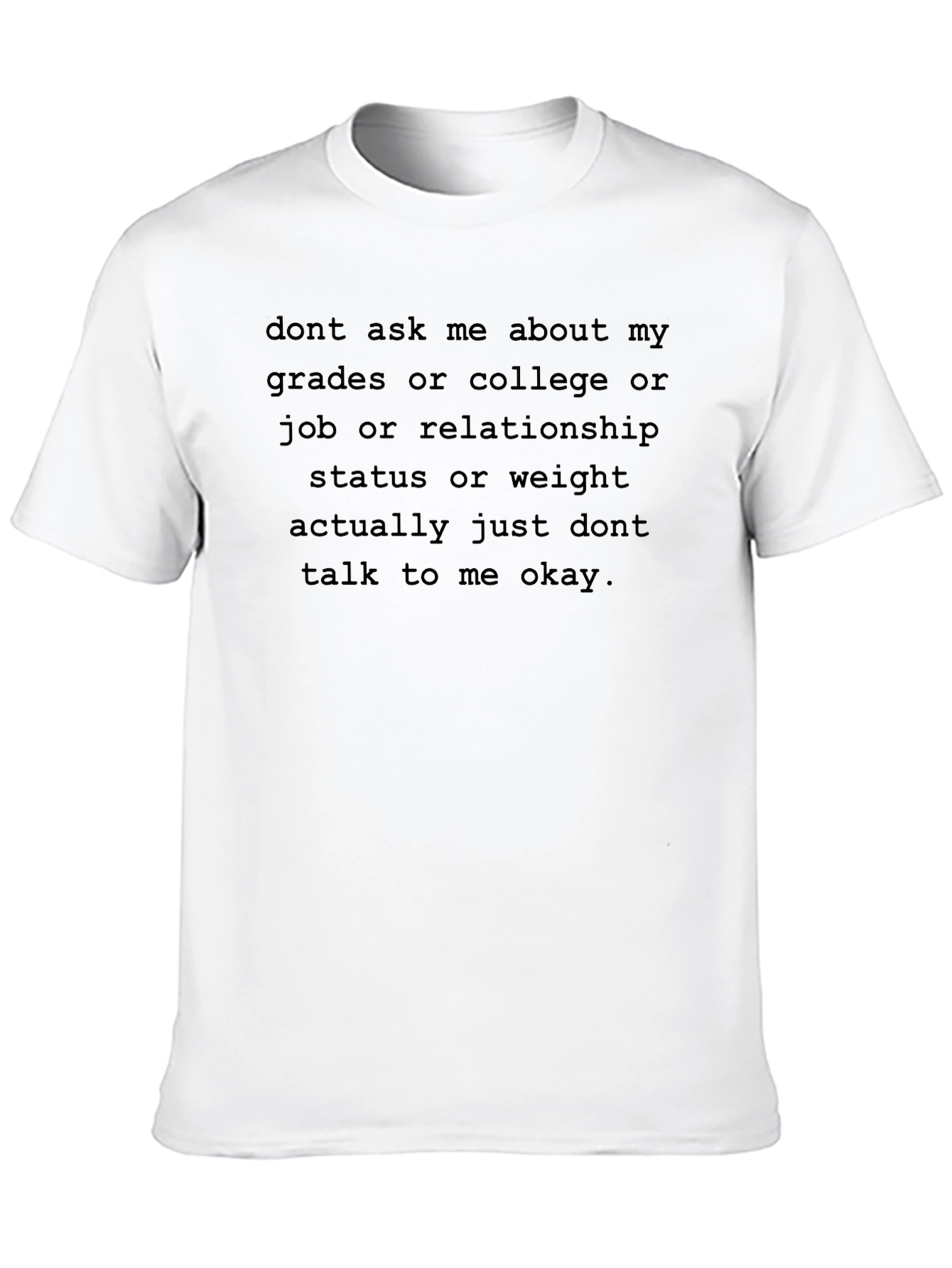 Dont Talk to Me T-Shirt Funny Introvert Tee