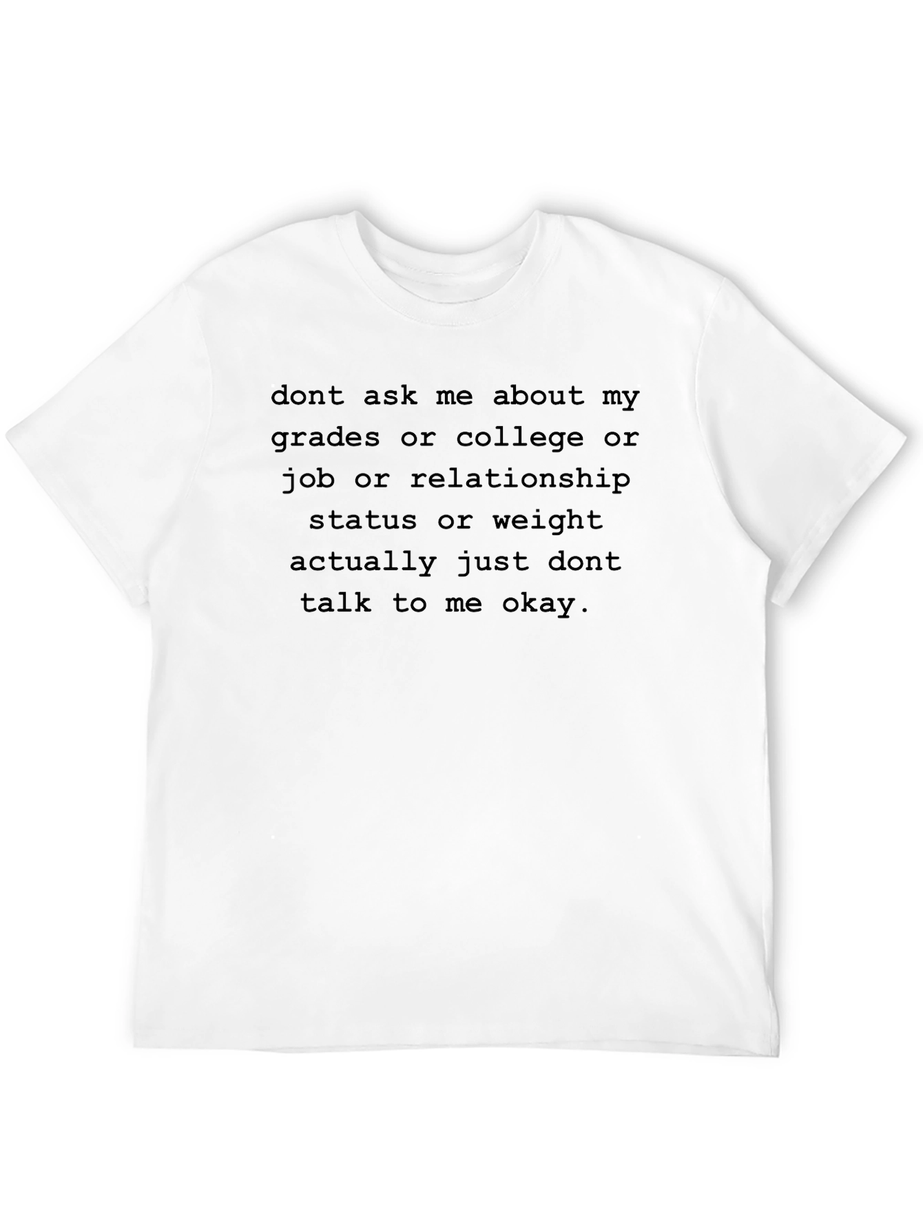 Dont Talk to Me T-Shirt Funny Introvert Tee