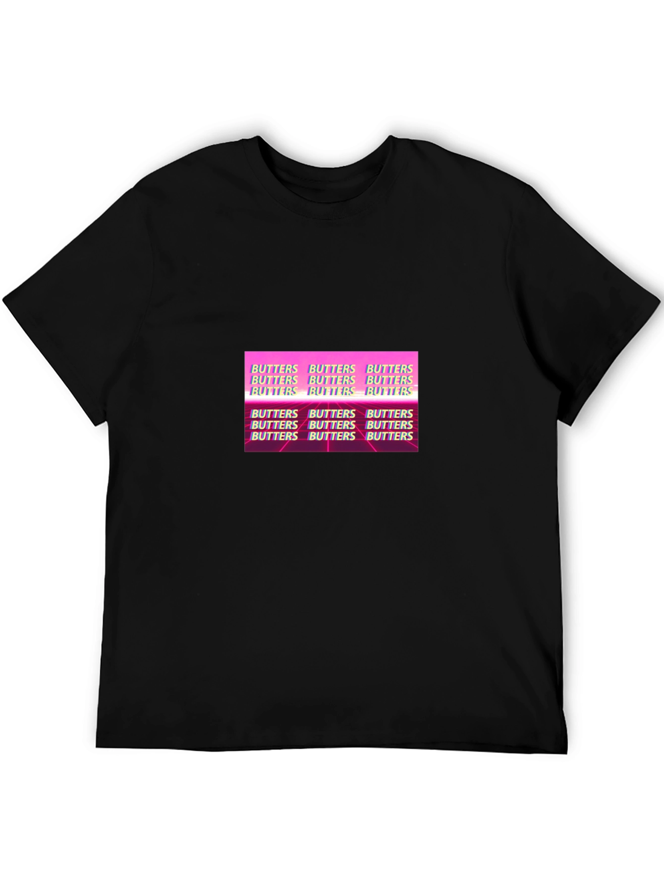 Butters Graphic Print T-Shirt - Black