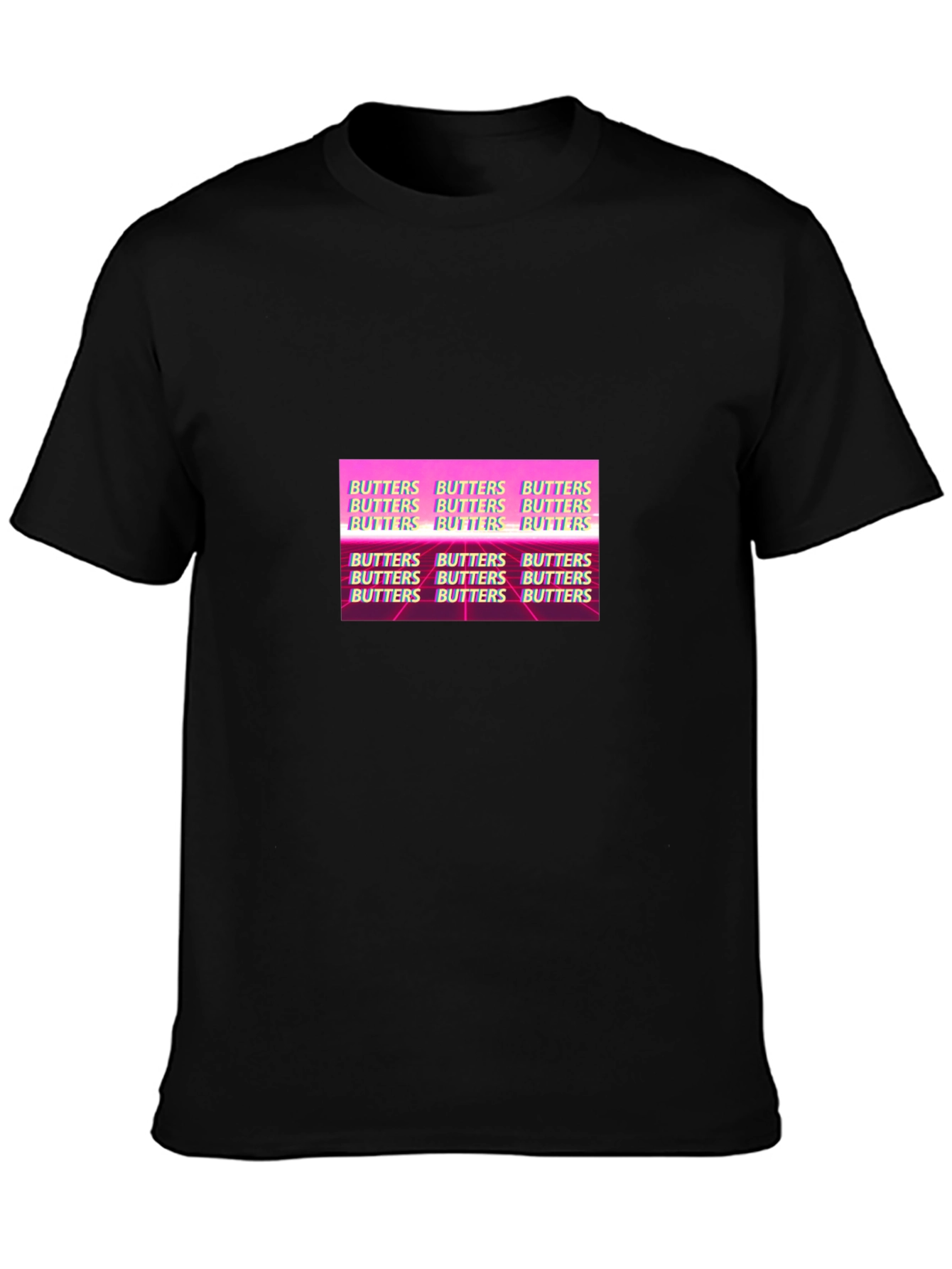 Butters Graphic Print T-Shirt - Black