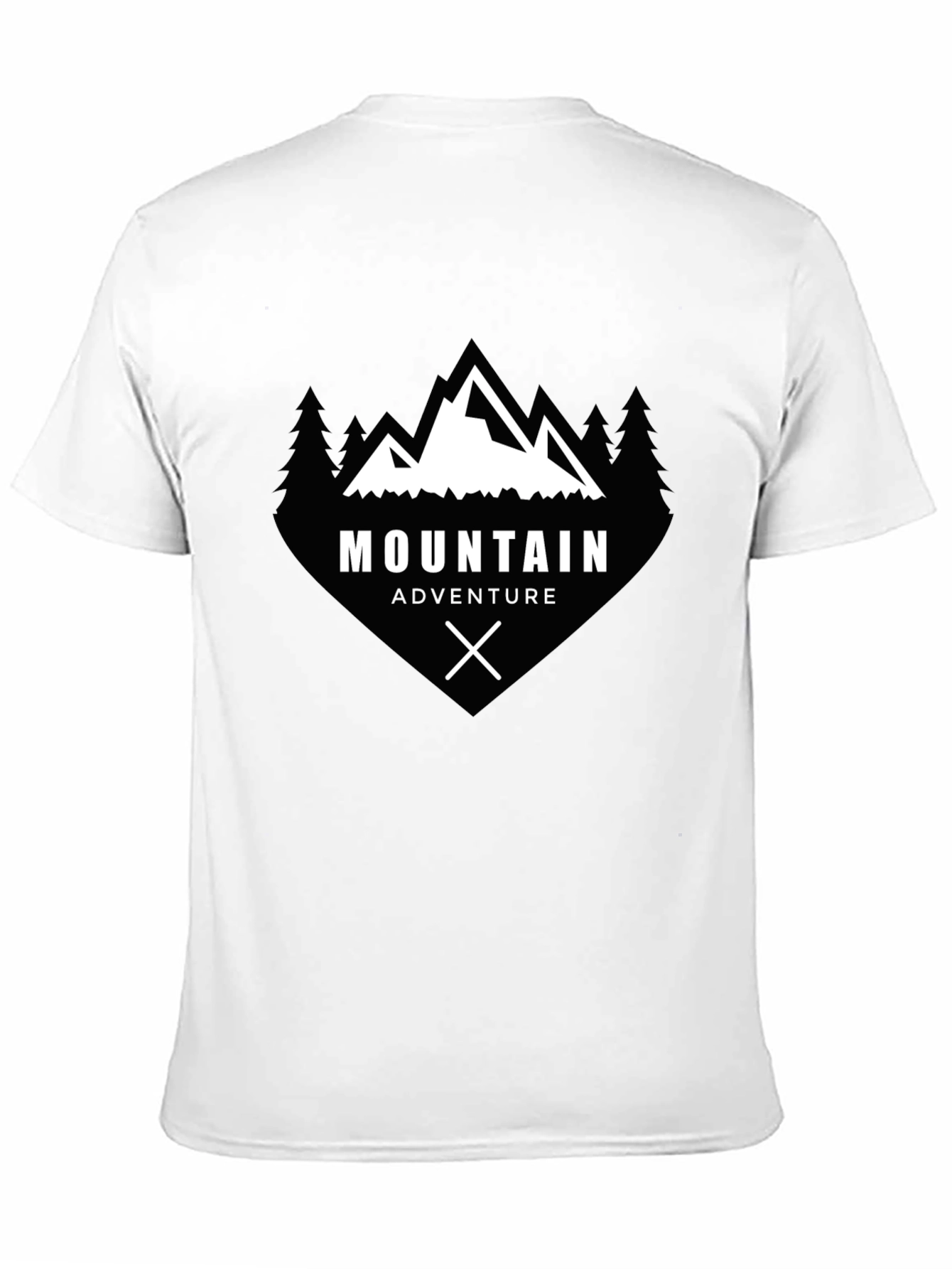Mountain Adventure Graphic Tee - Black