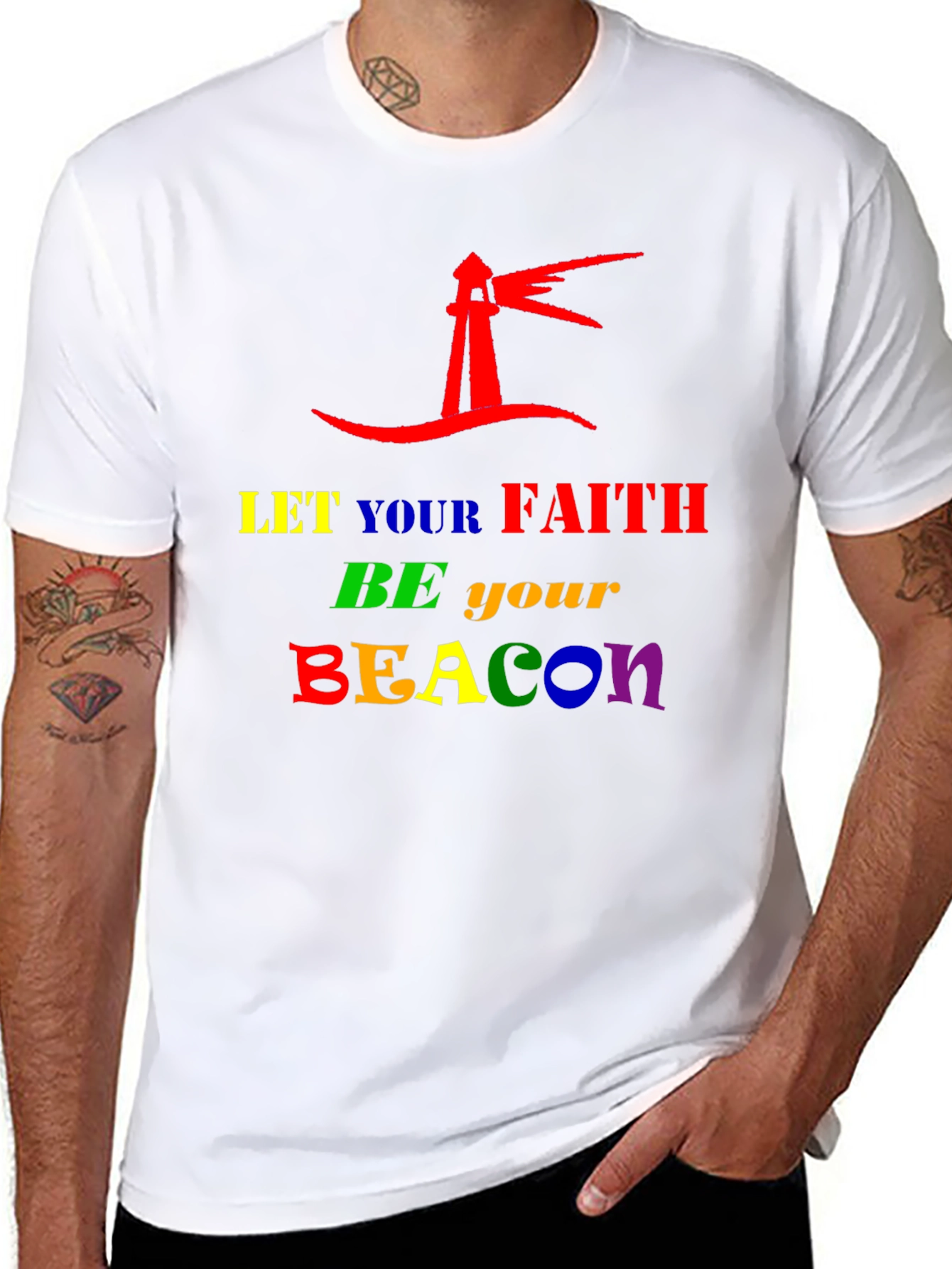 Faith Beacon LGBTQ Pride T-Shirt