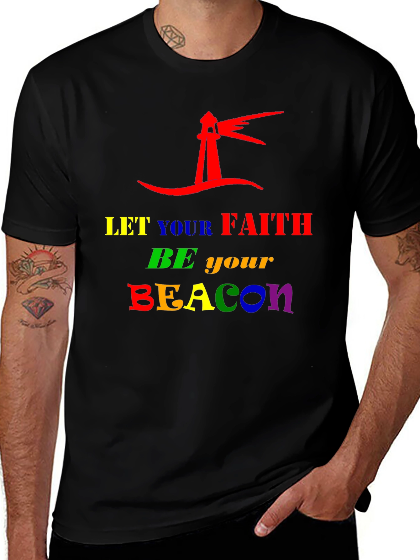 Faith Beacon LGBTQ Pride T-Shirt