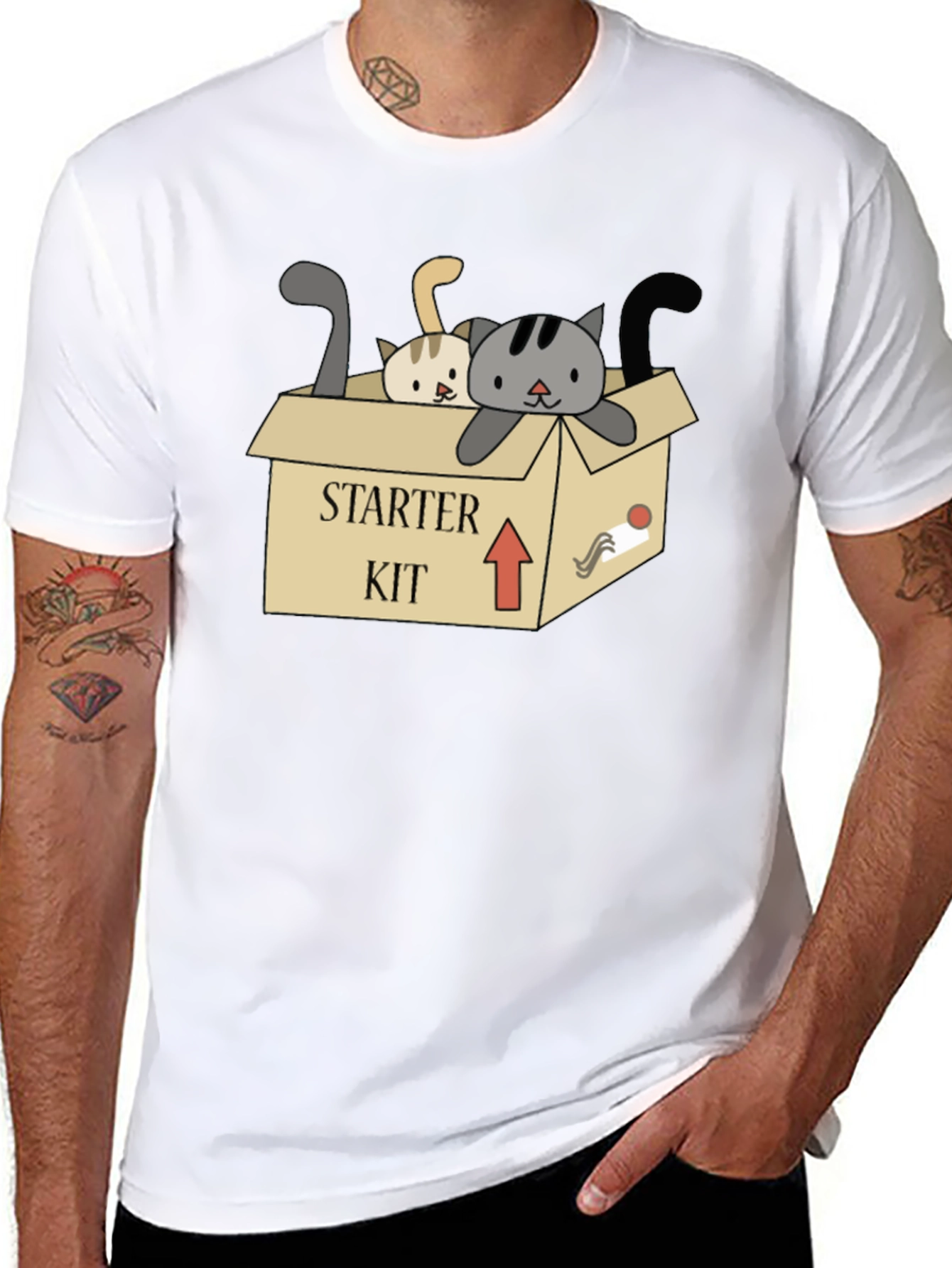 Starter Kit Cats T-Shirt: Adorable Cat Lover Tee