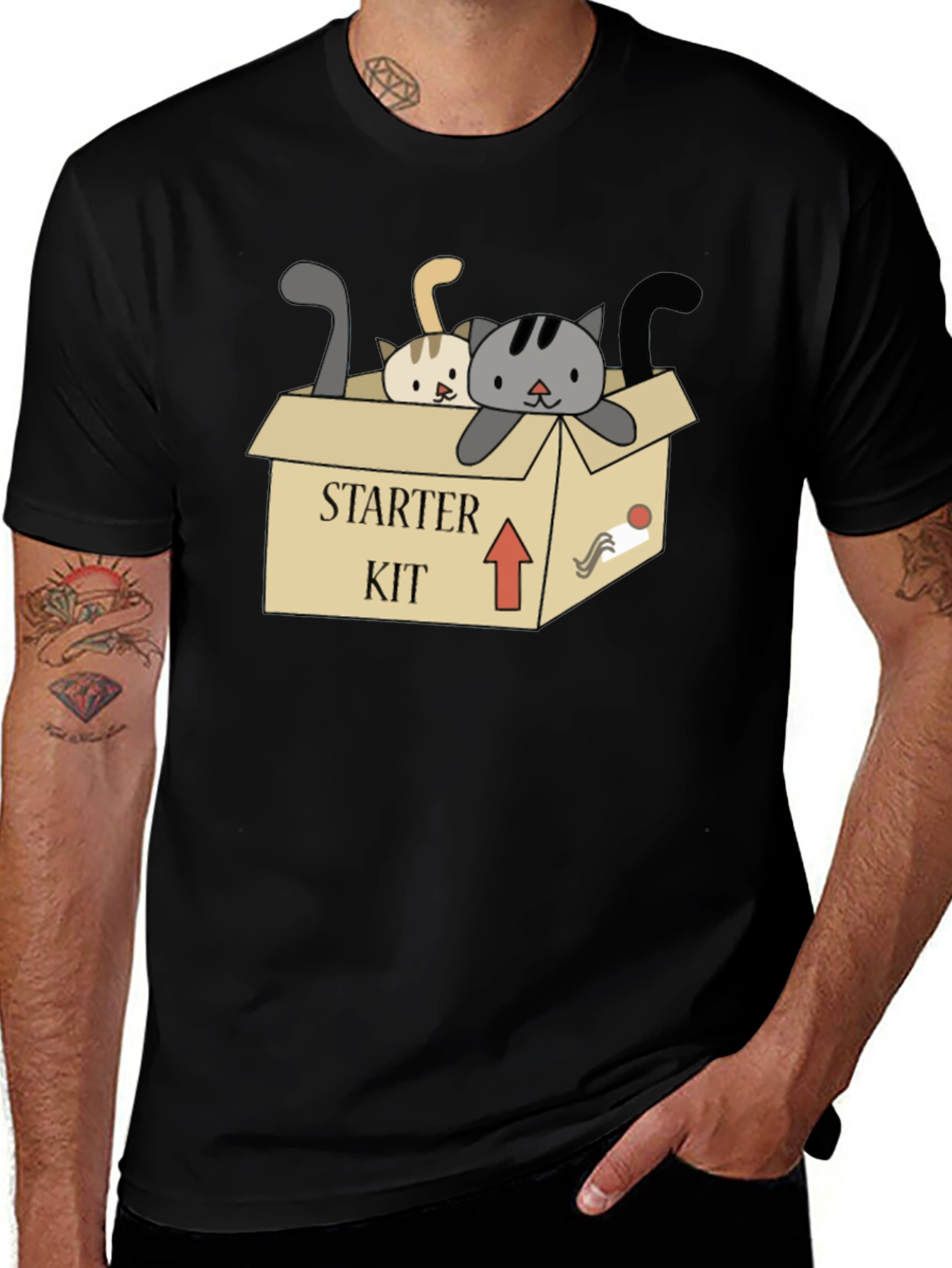 Starter Kit Cats T-Shirt: Adorable Cat Lover Tee