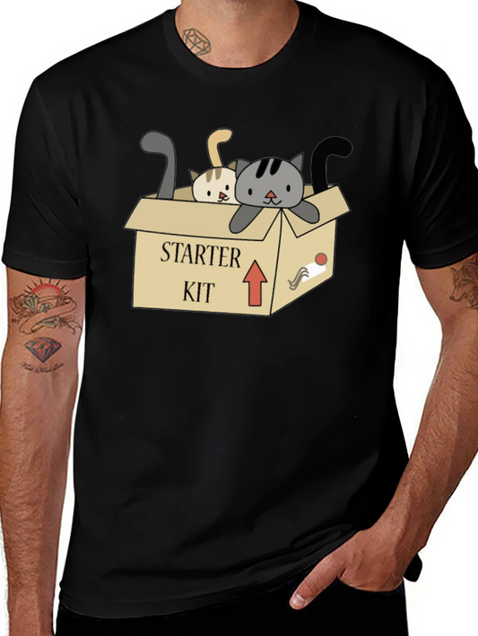Starter Kit Cats T-Shirt: Adorable Cat Lover Tee