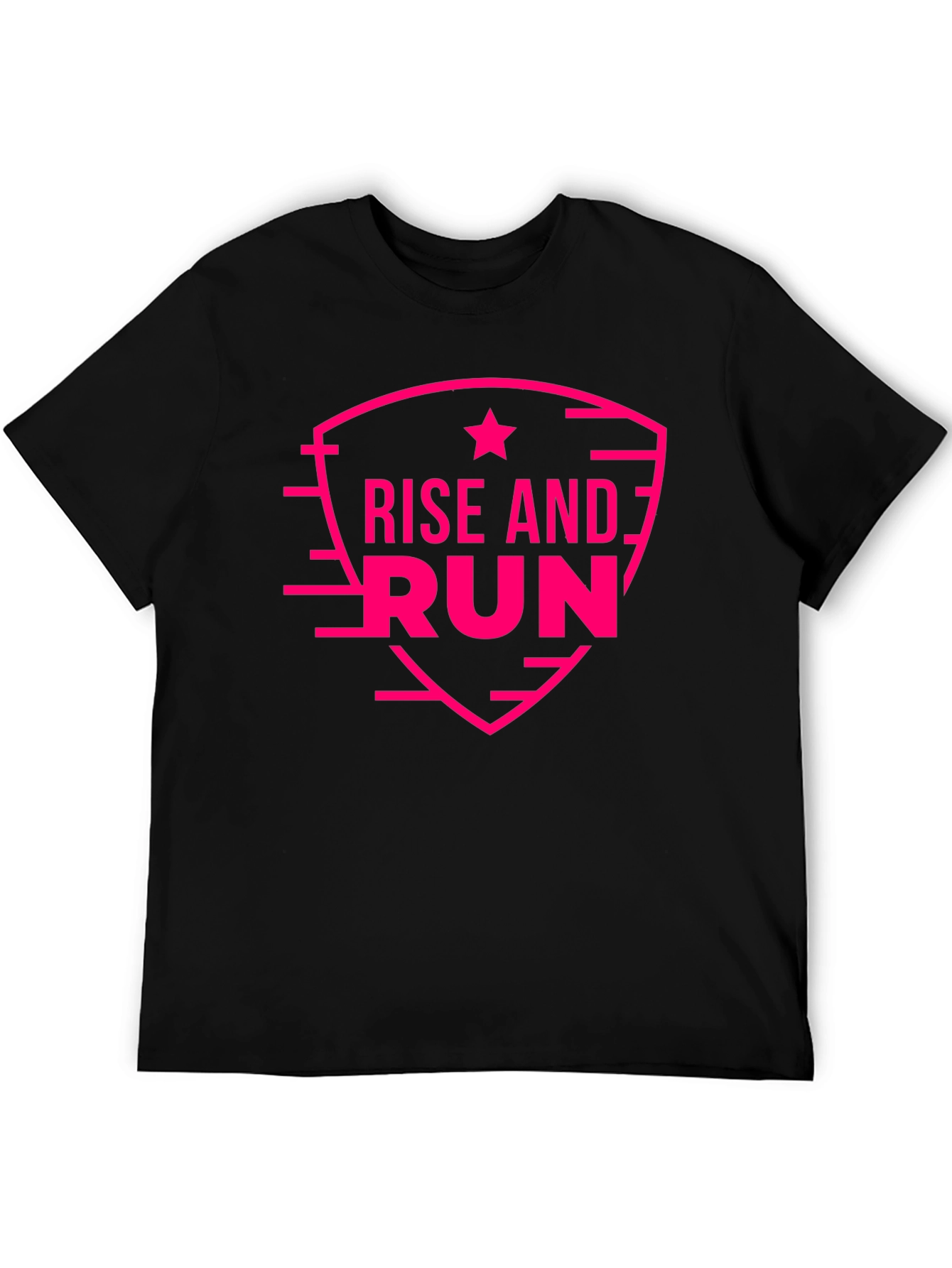 Rise and Run Graphic Tee - Black