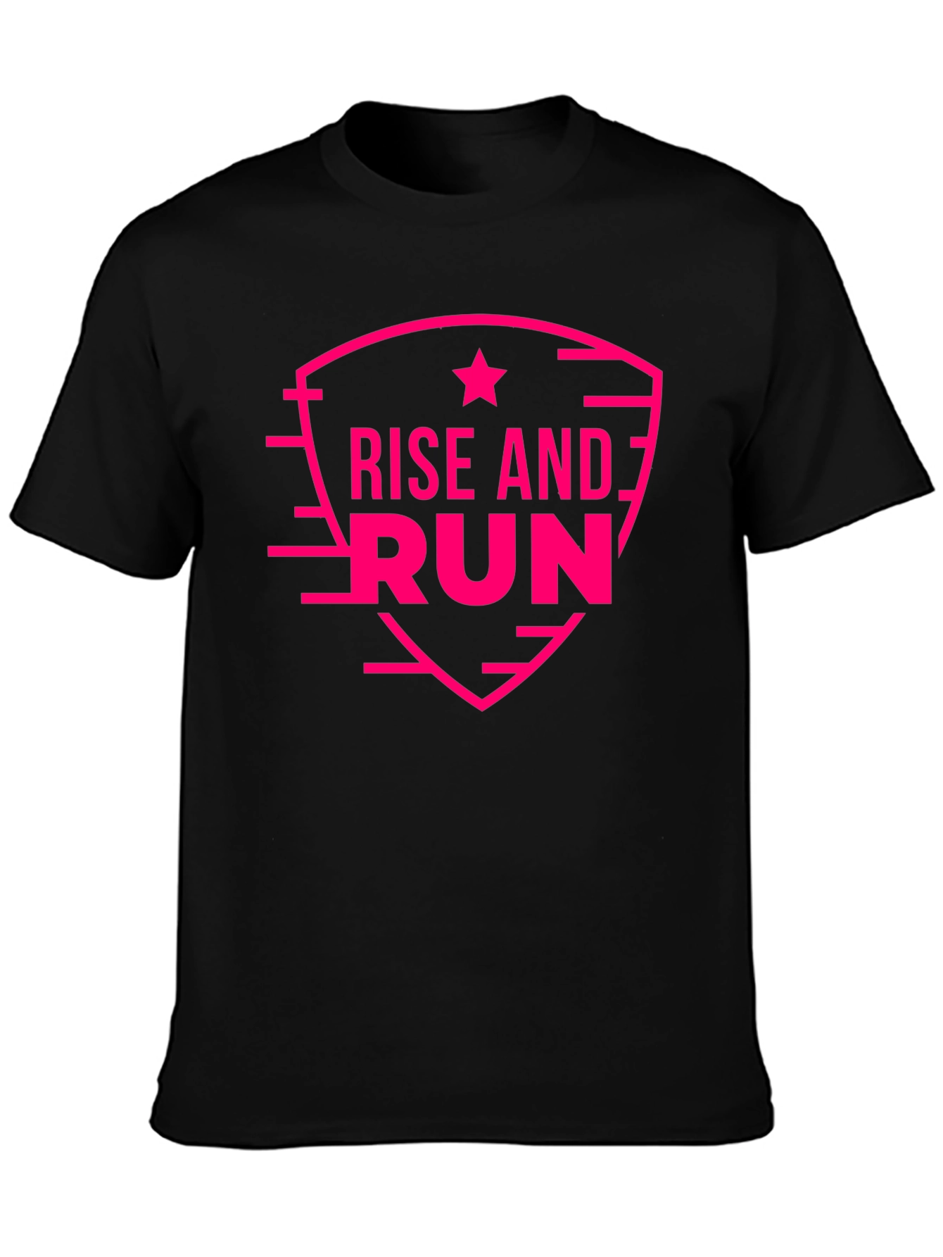 Rise and Run Graphic Tee - Black