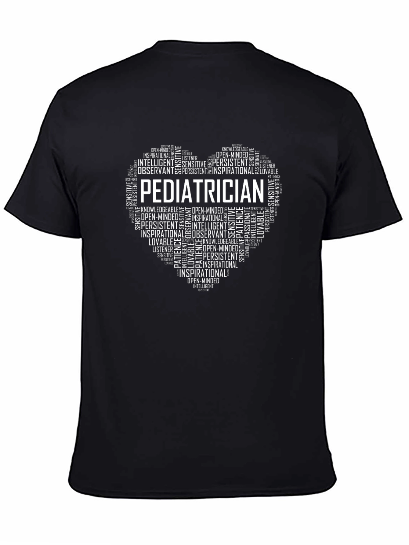 Pediatrician Word Art Heart T-Shirt