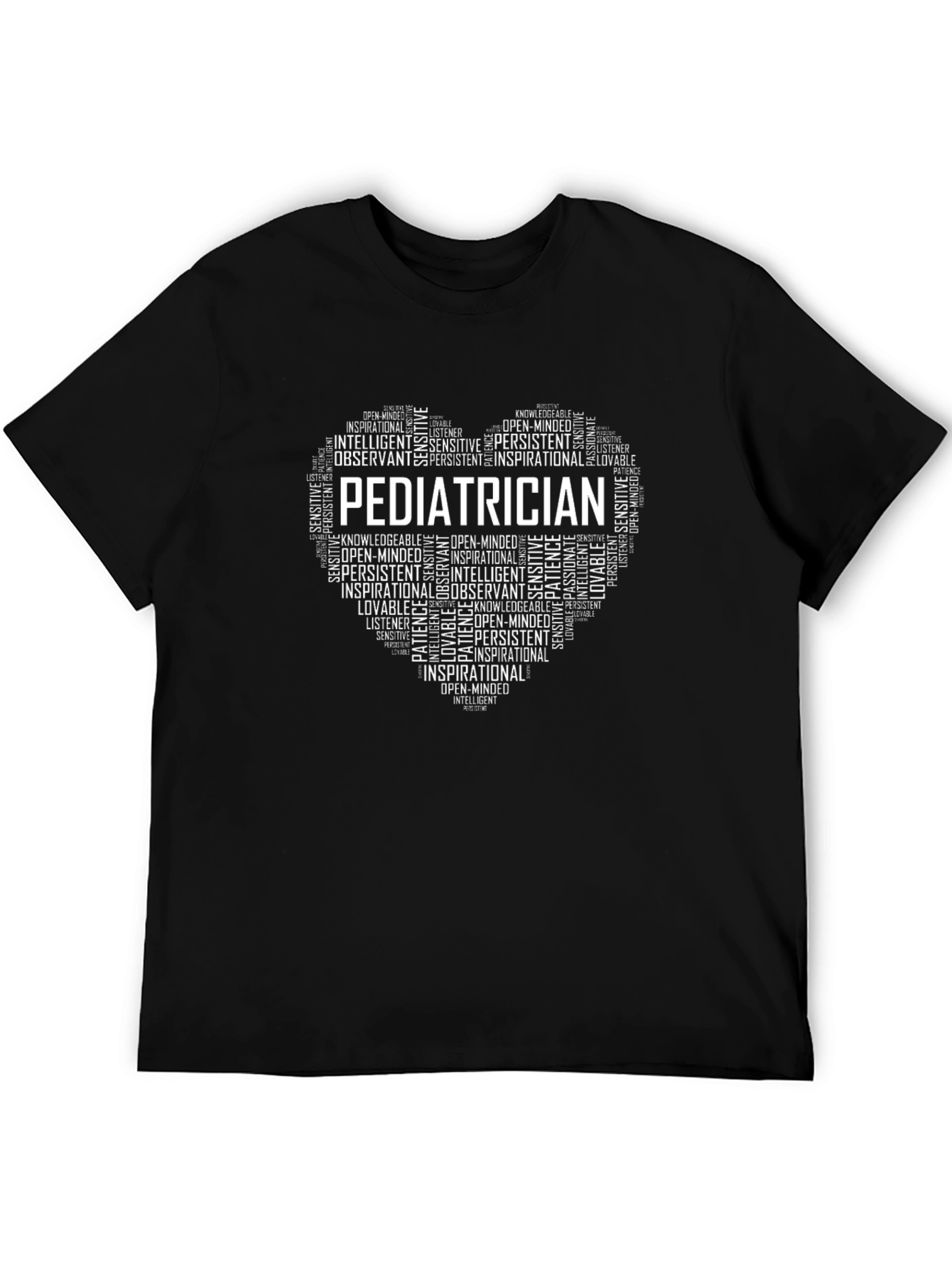 Pediatrician Word Art Heart T-Shirt