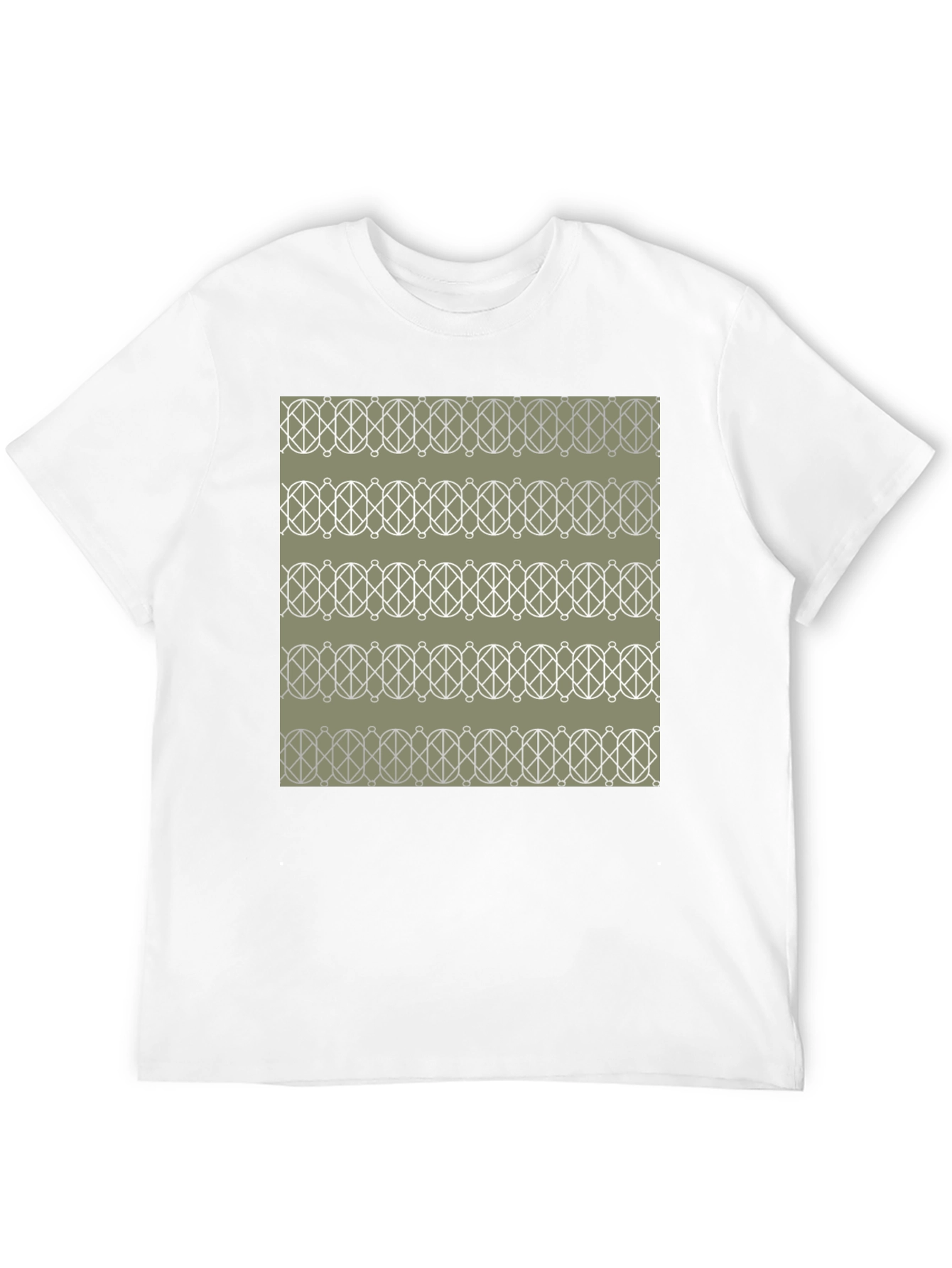 Patterned Graphic T-Shirt