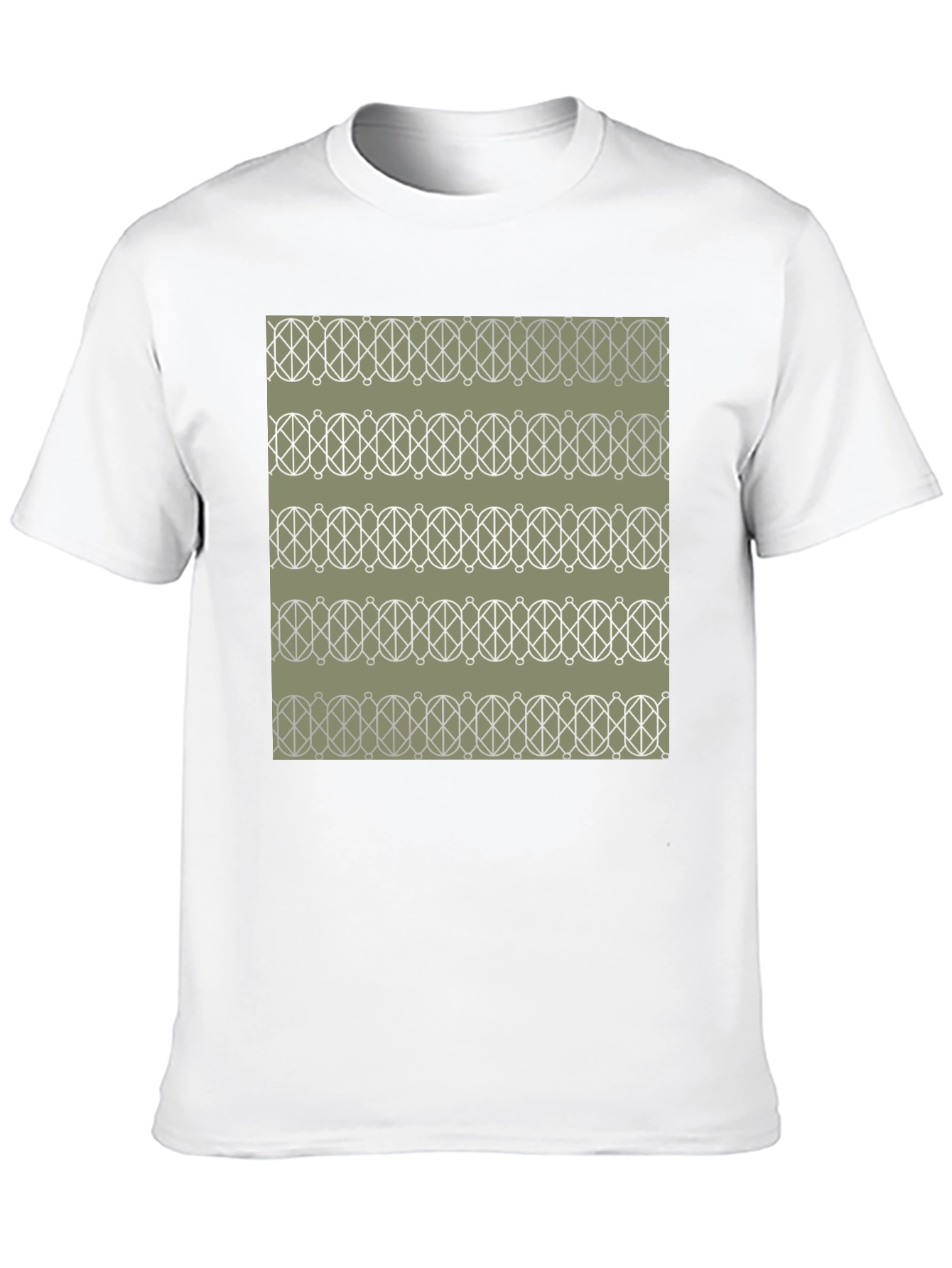 Patterned Graphic T-Shirt