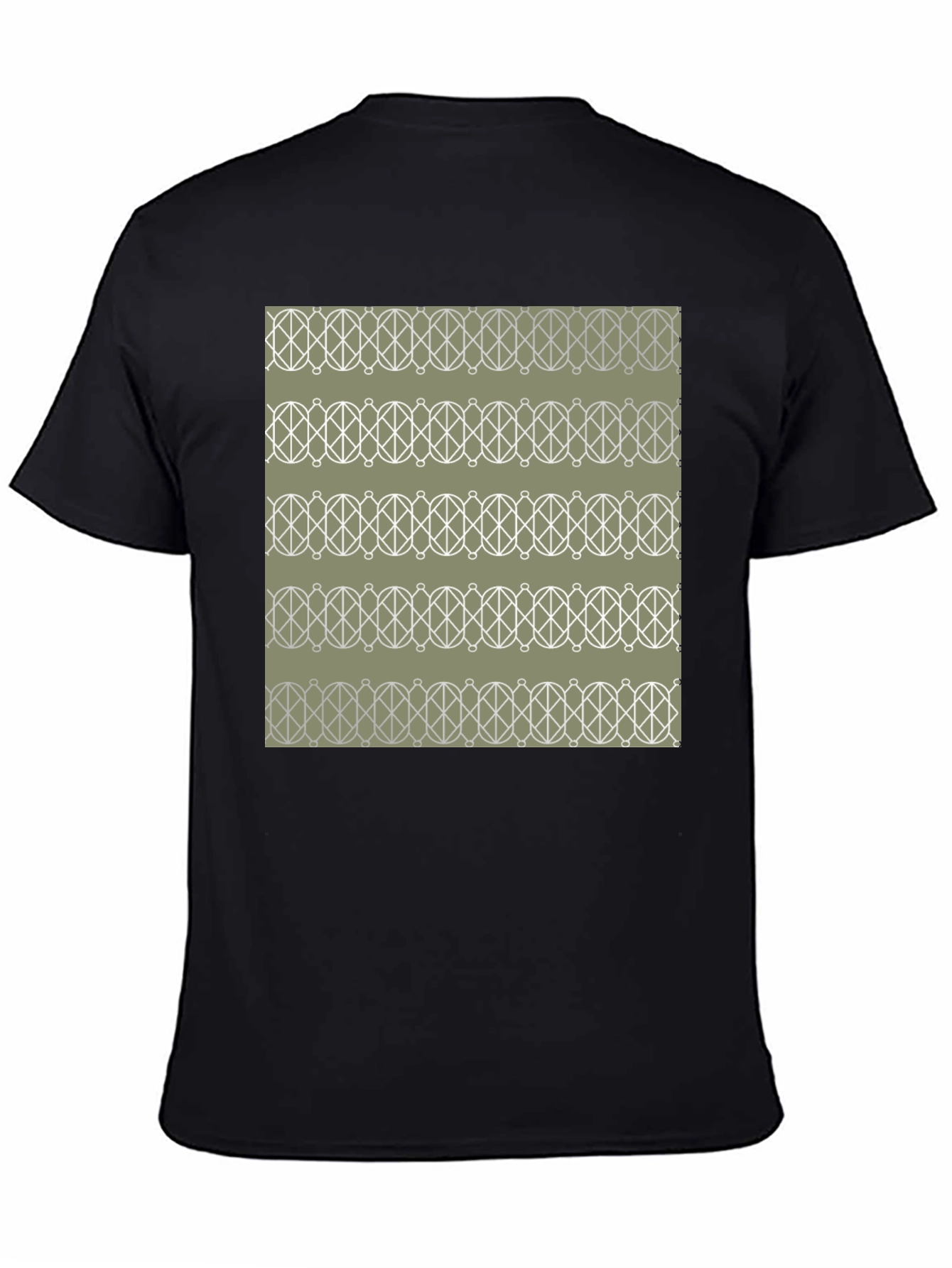 Patterned Graphic T-Shirt