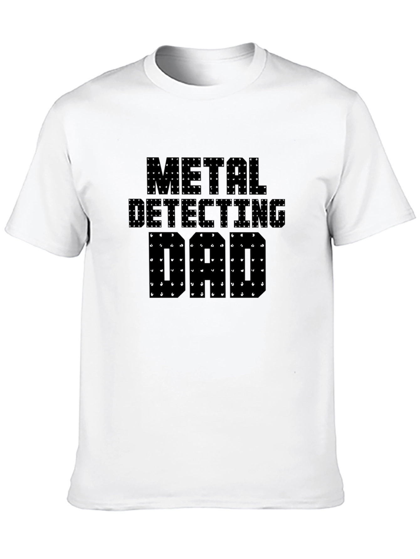 Metal Detecting Dad Black T-Shirt